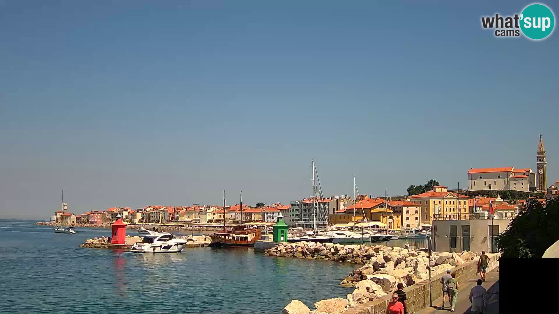 Piran – Pogled proti Punti in Mandraču
