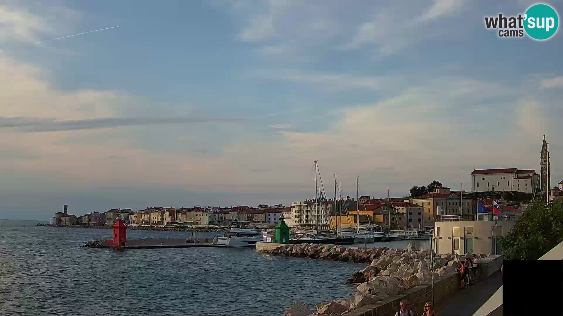 Piran – view to Punta and Mandrač