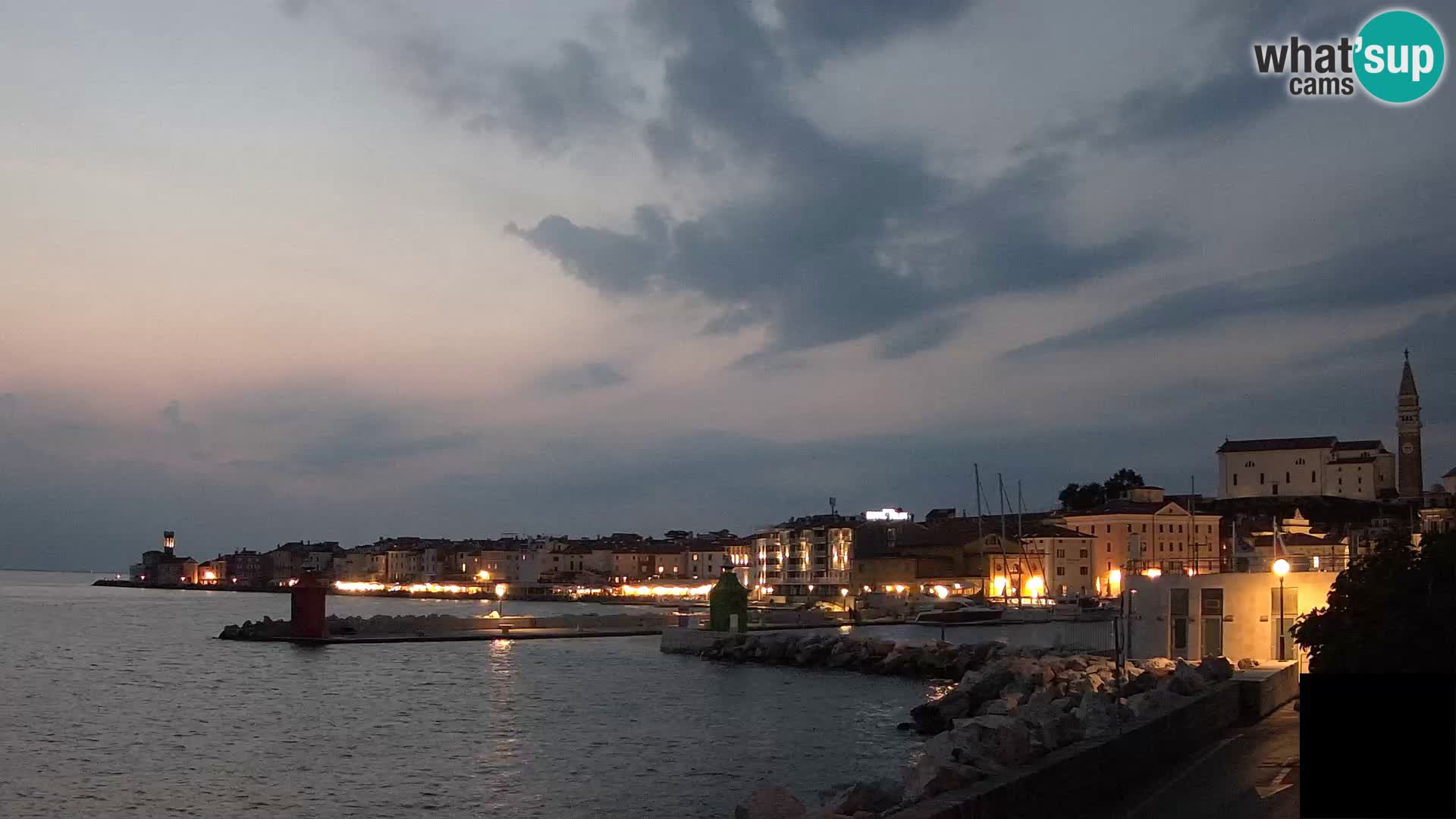 Piran – view to Punta and Mandrač