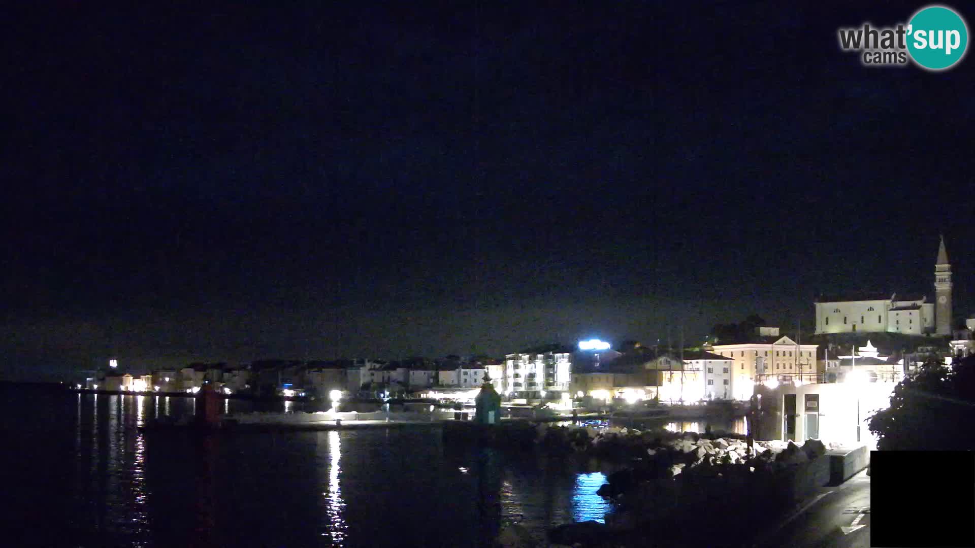 Pirano – vista verso la Punta e il “Mandrač”