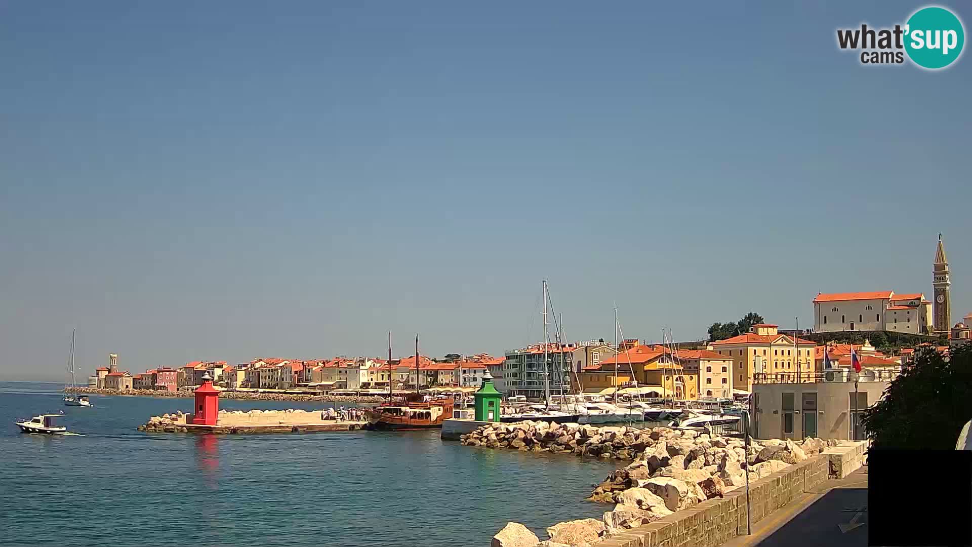 Piran – Pogled proti Punti in Mandraču