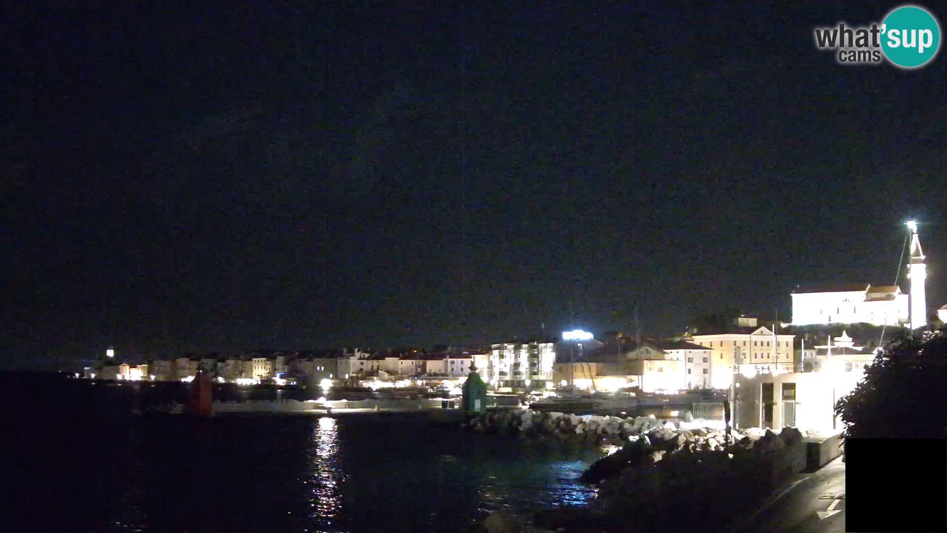 Piran – view to Punta and Mandrač