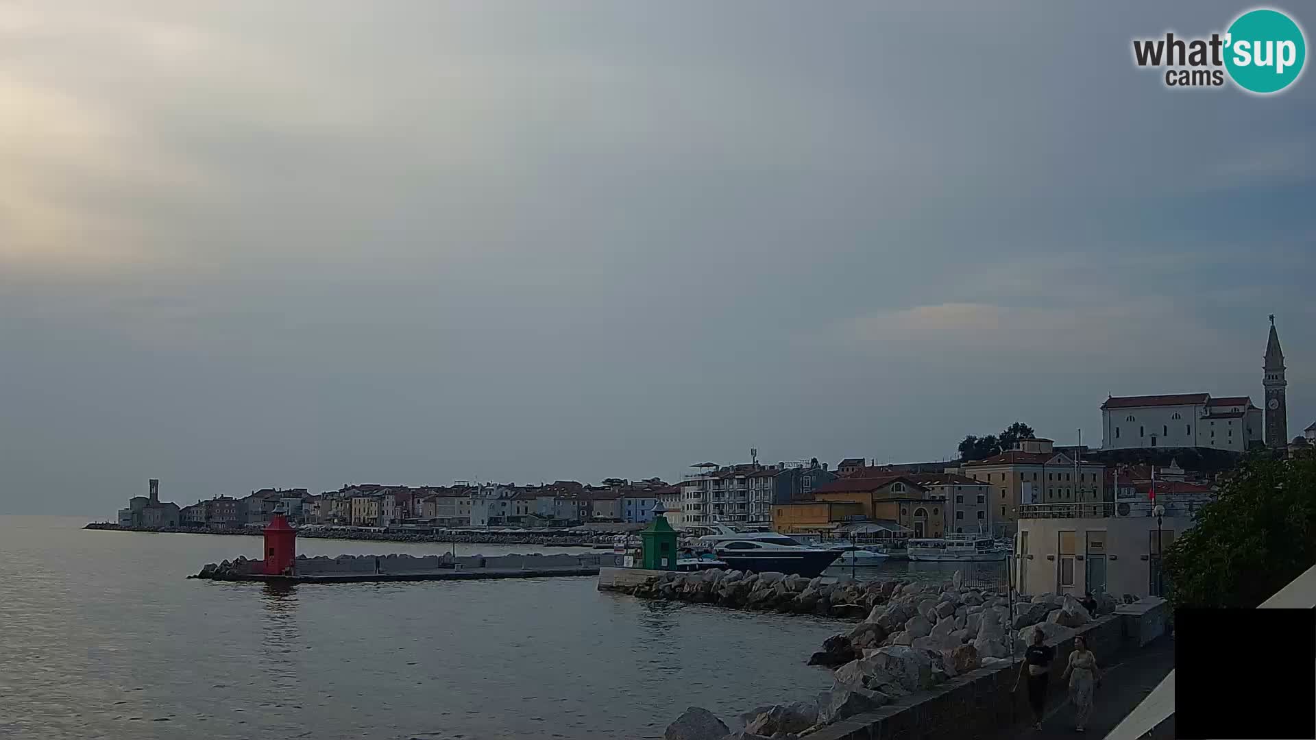 Piran – view to Punta and Mandrač