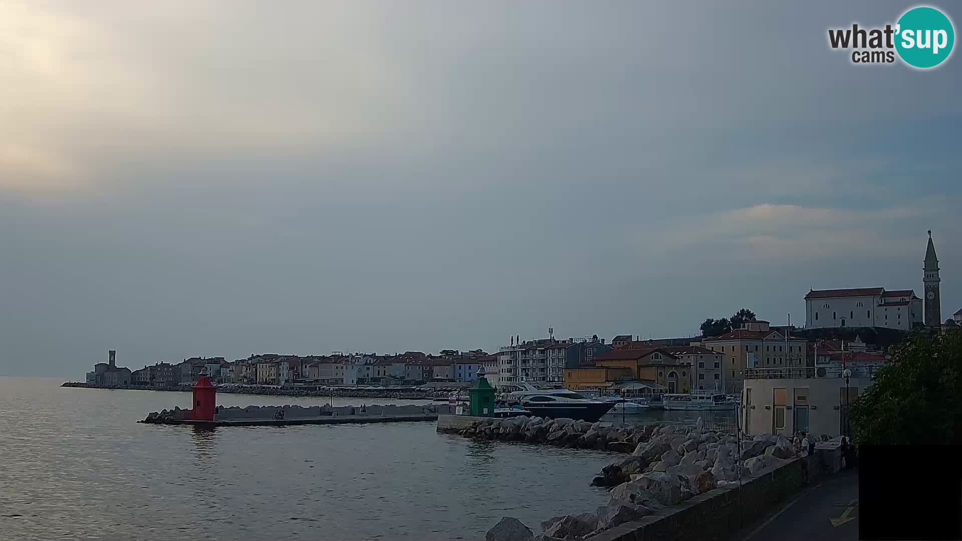 Piran – view to Punta and Mandrač