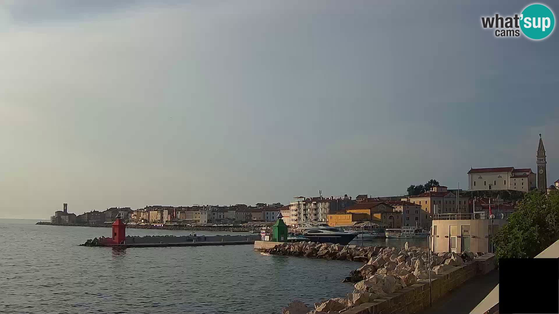 Piran – view to Punta and Mandrač