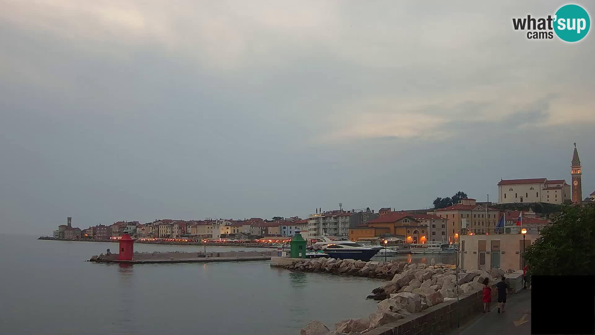 Piran – view to Punta and Mandrač