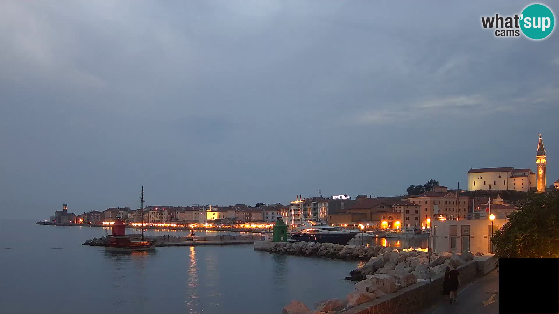 Piran – view to Punta and Mandrač
