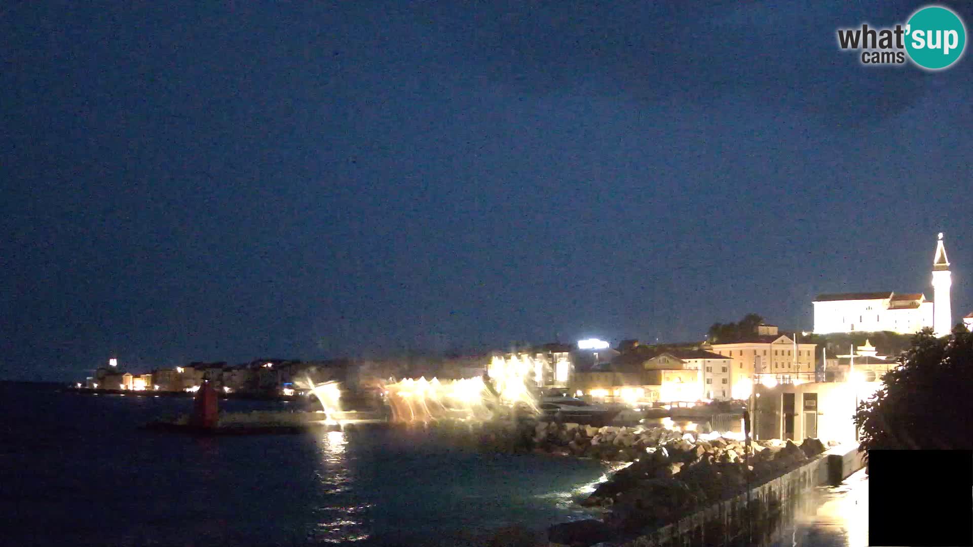 Pirano – vista verso la Punta e il “Mandrač”