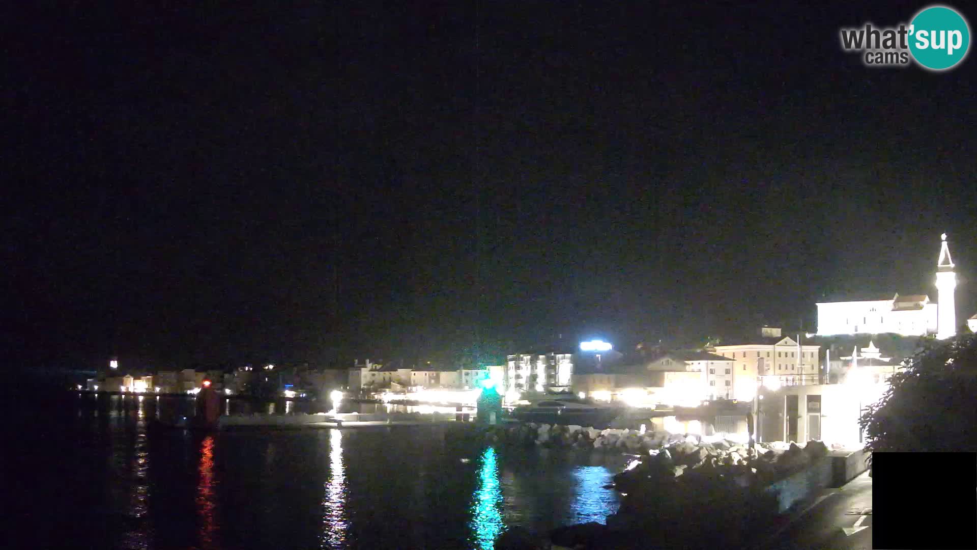 Piran – view to Punta and Mandrač