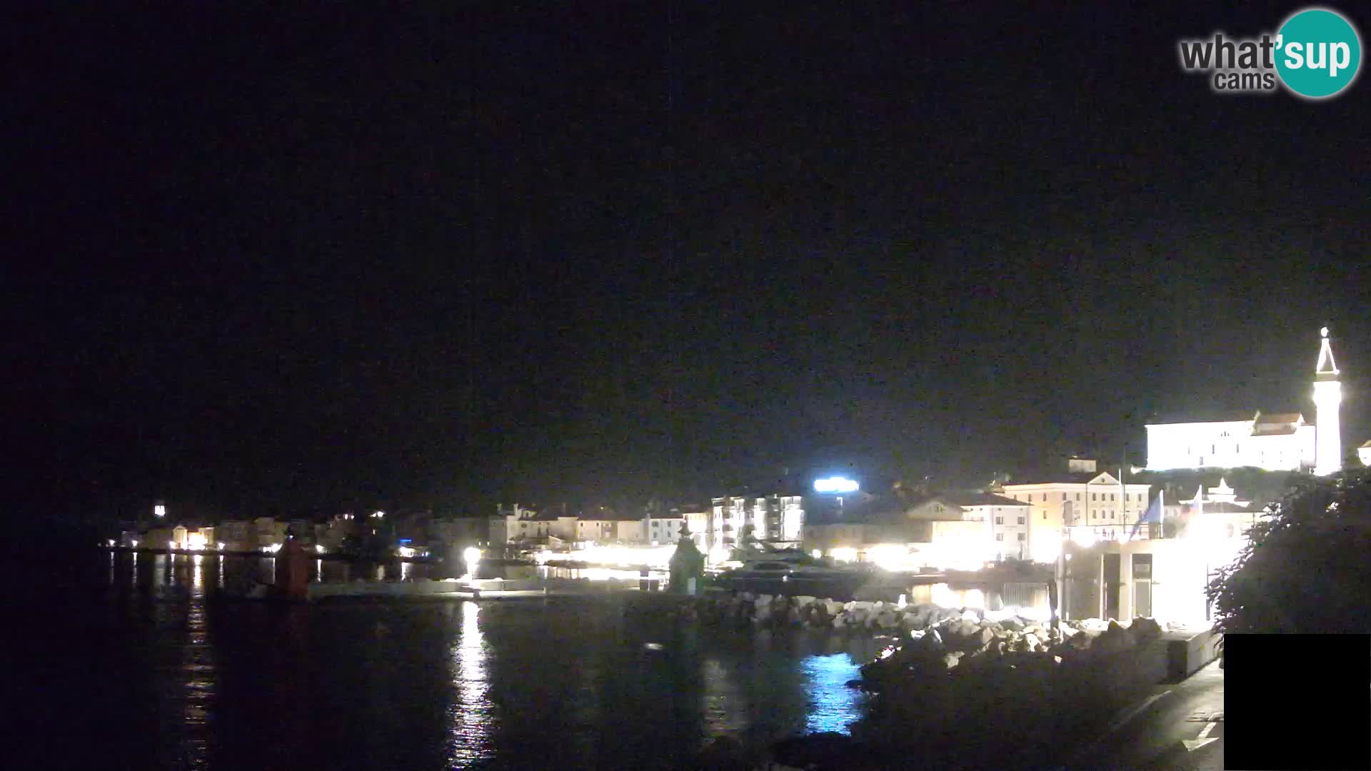 Piran – view to Punta and Mandrač