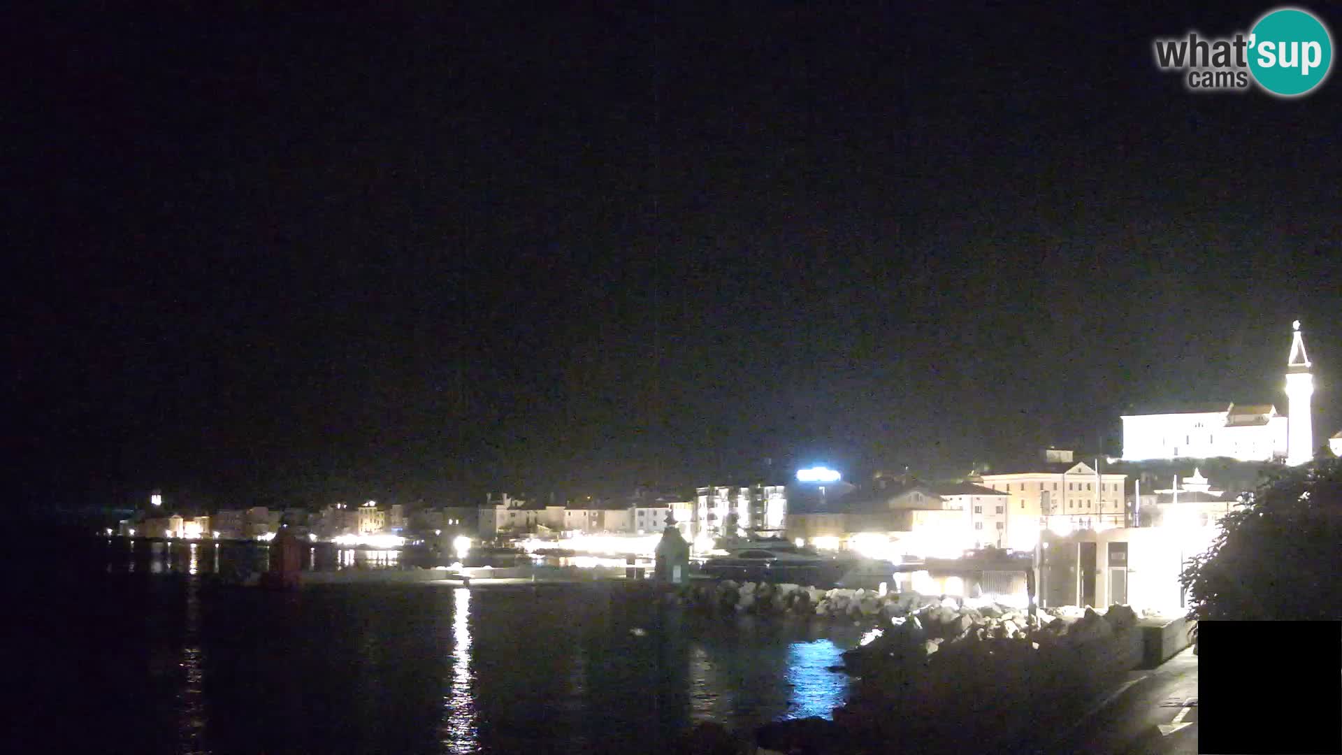 Piran – view to Punta and Mandrač