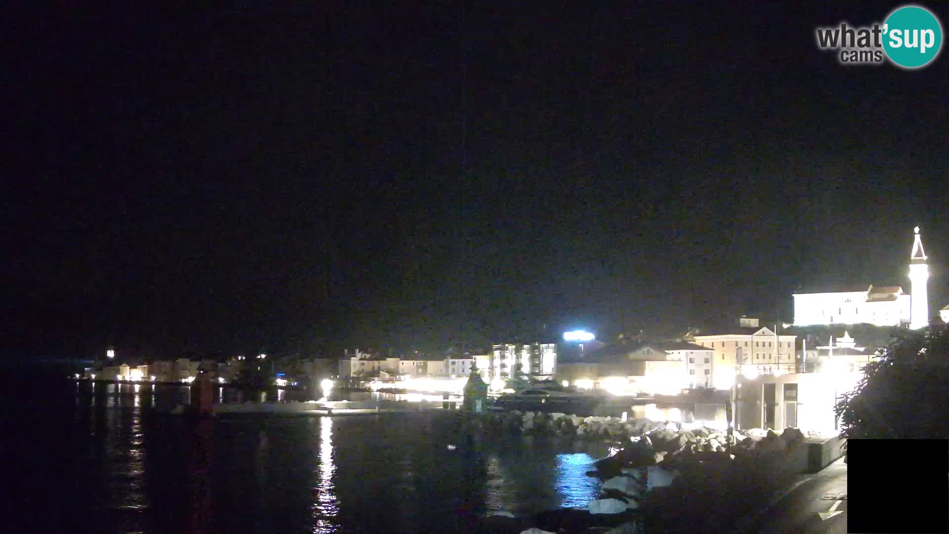 Piran – view to Punta and Mandrač