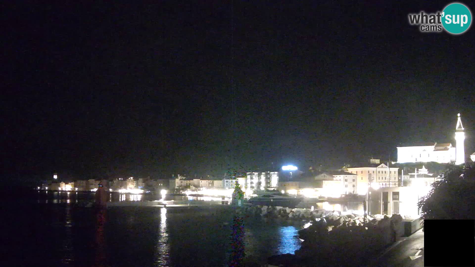 Pirano – vista verso la Punta e il “Mandrač”