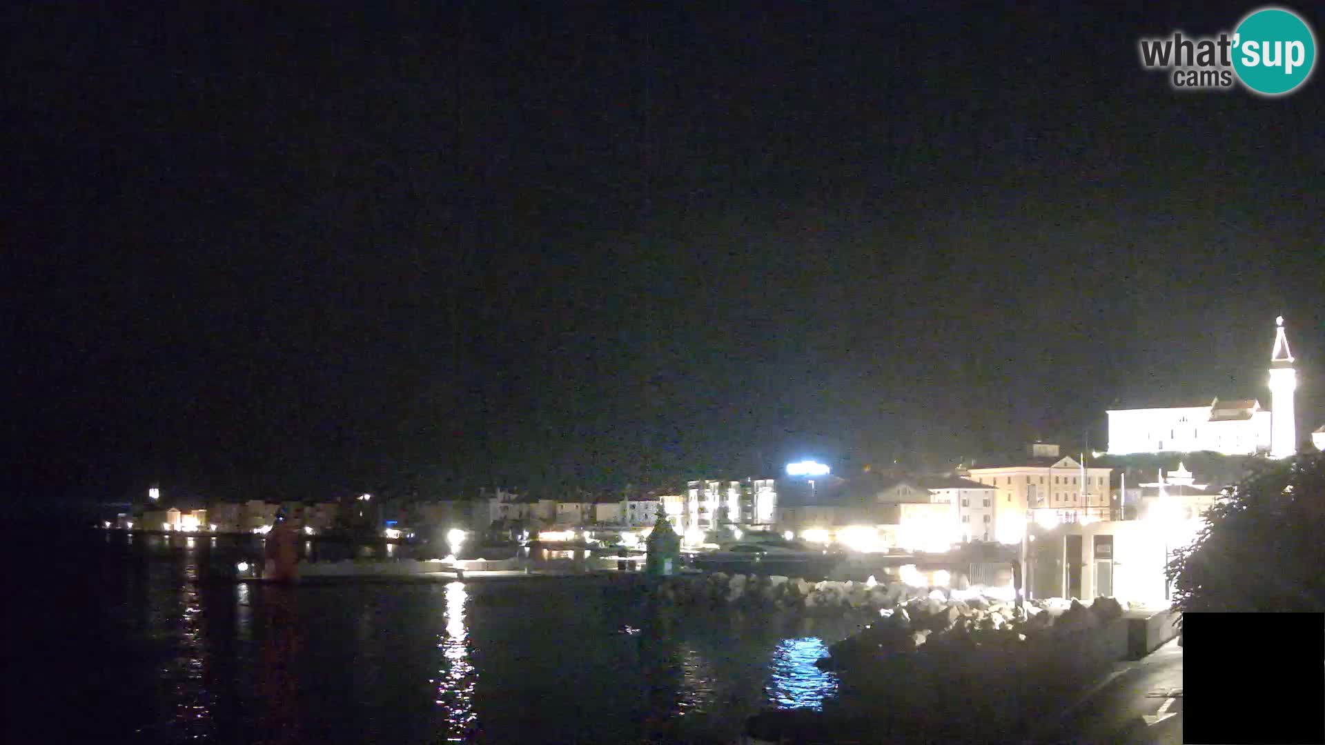 Pirano – vista verso la Punta e il “Mandrač”