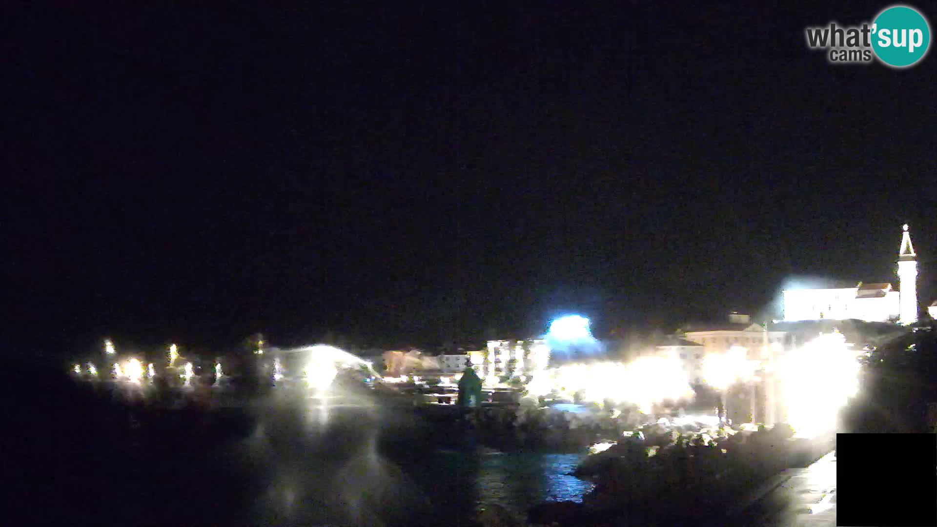 Piran – view to Punta and Mandrač