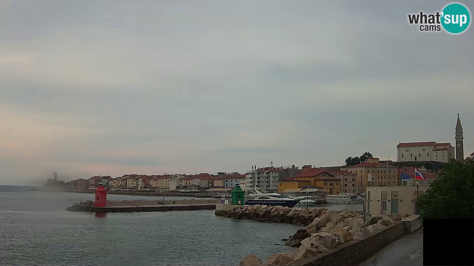 Pirano – vista verso la Punta e il “Mandrač”