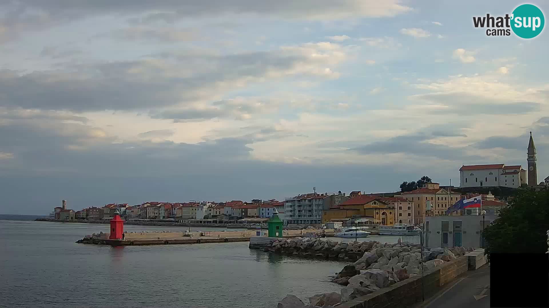 Piran – view to Punta and Mandrač
