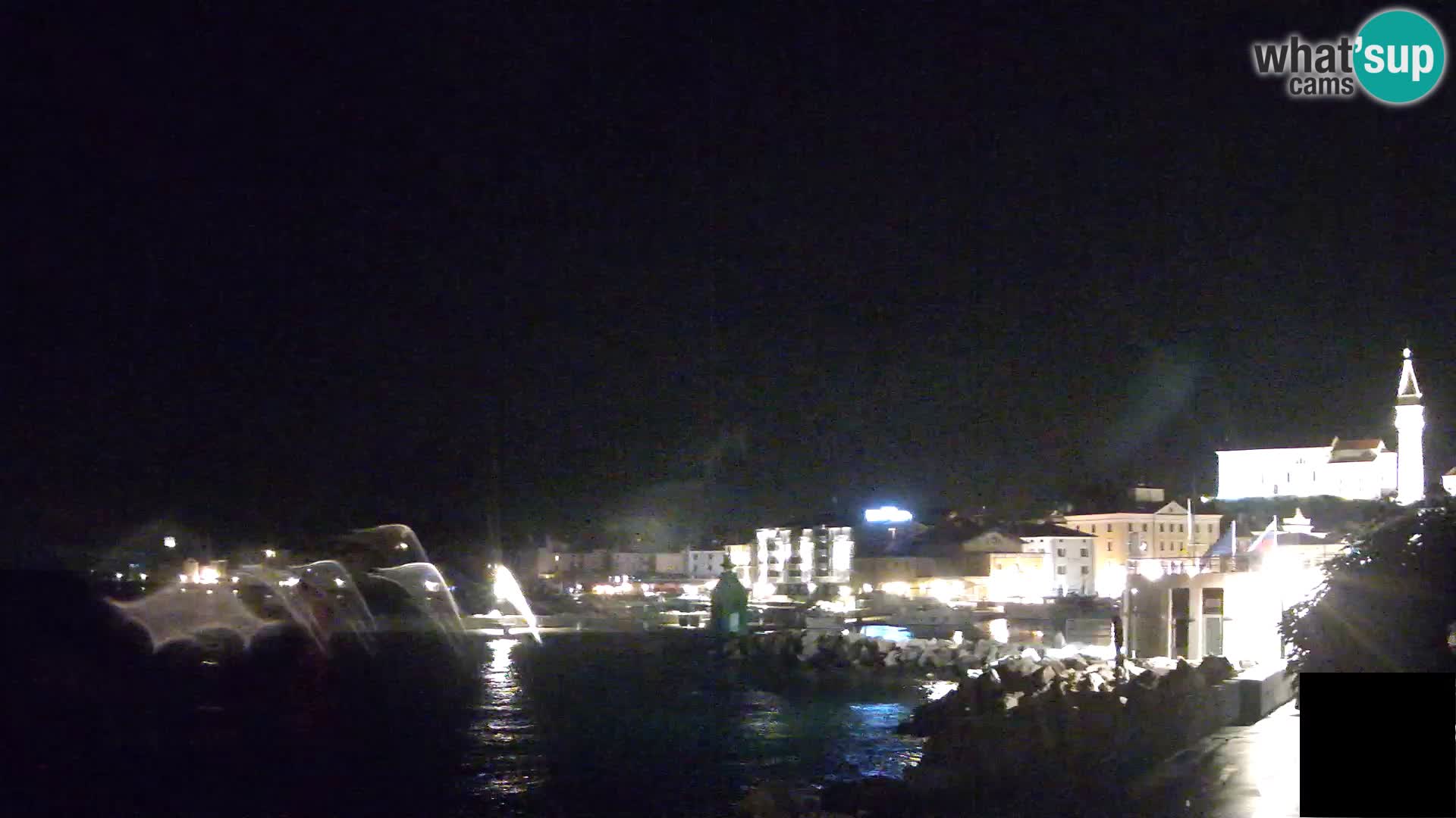 Piran – view to Punta and Mandrač