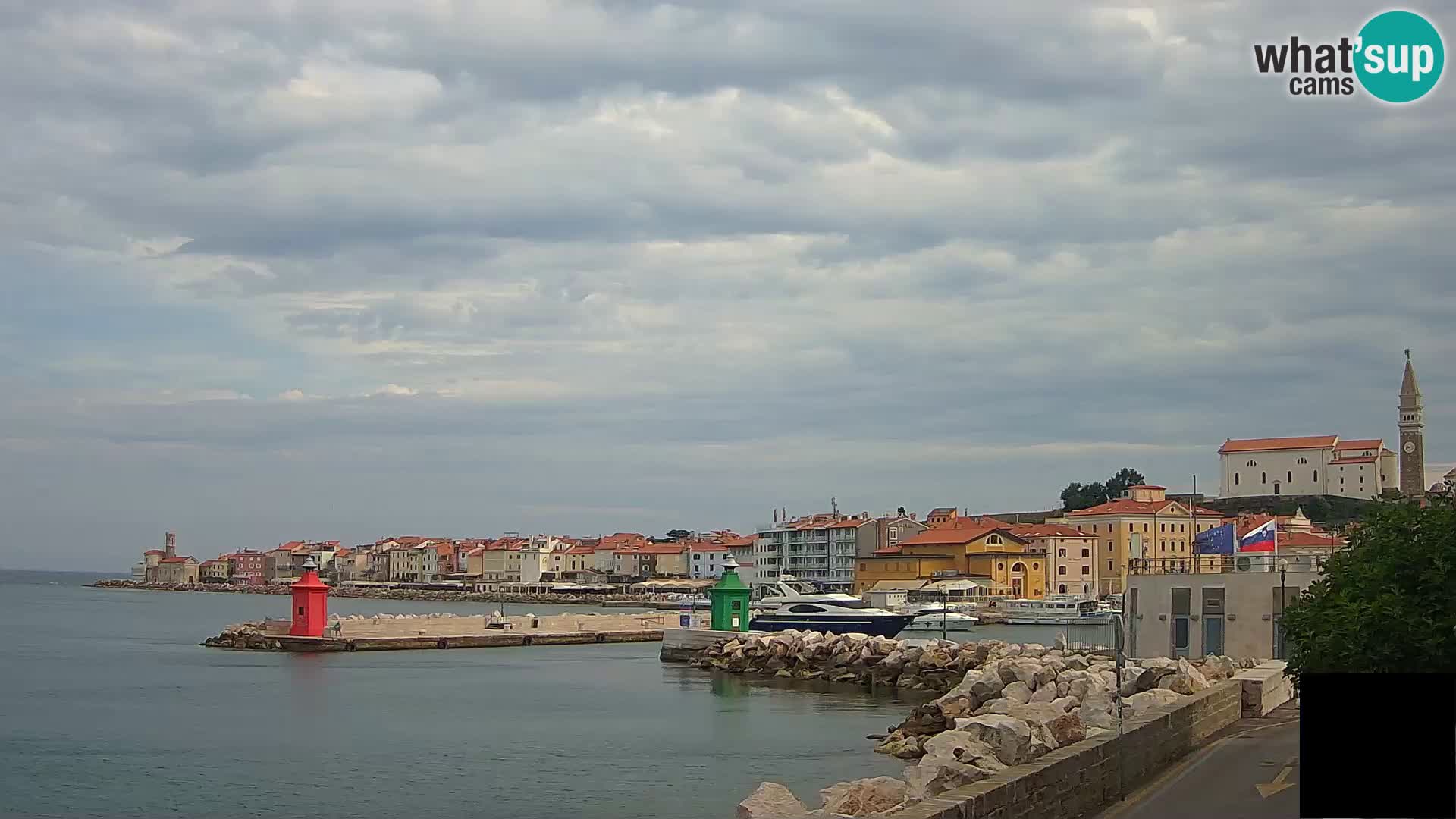 Pirano – vista verso la Punta e il “Mandrač”