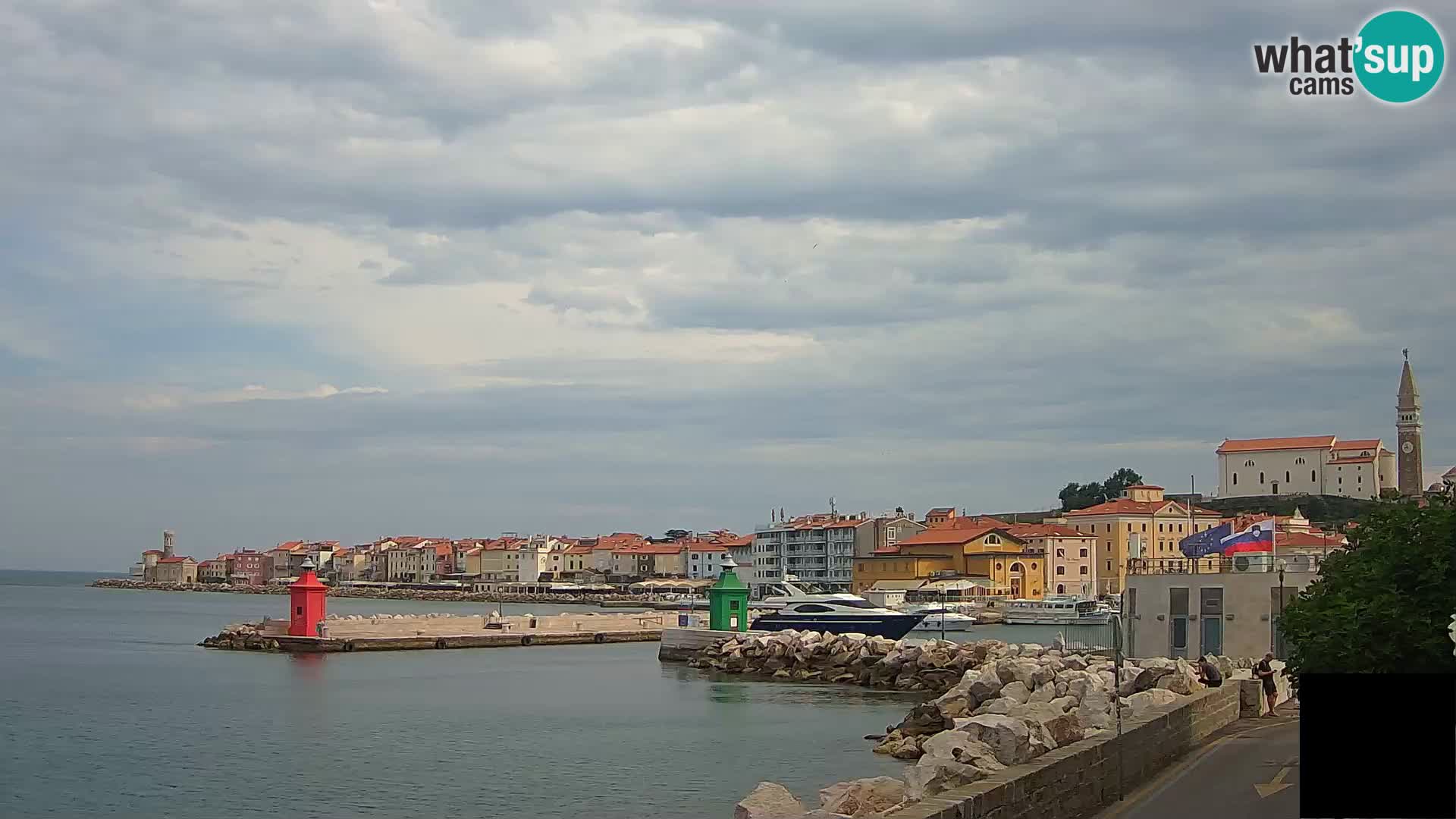 Piran – Pogled proti Punti in Mandraču