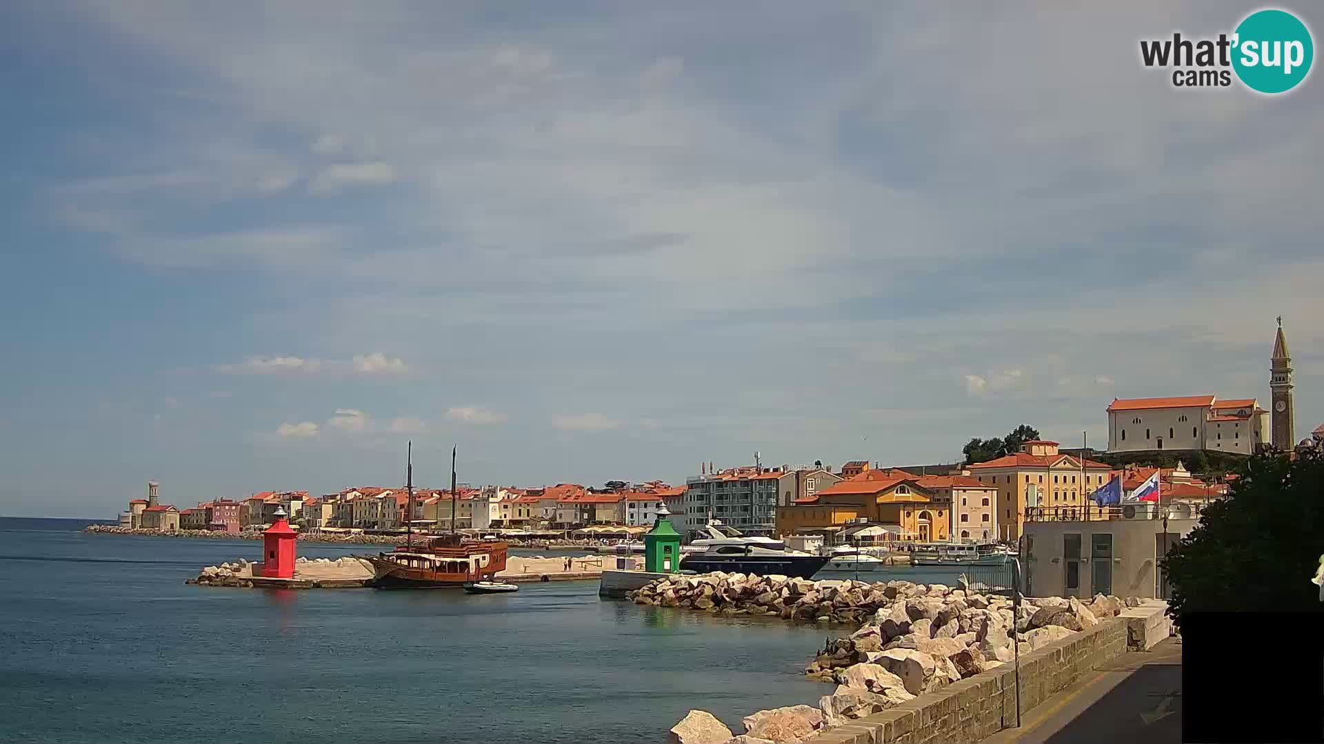 Pirano – vista verso la Punta e il “Mandrač”