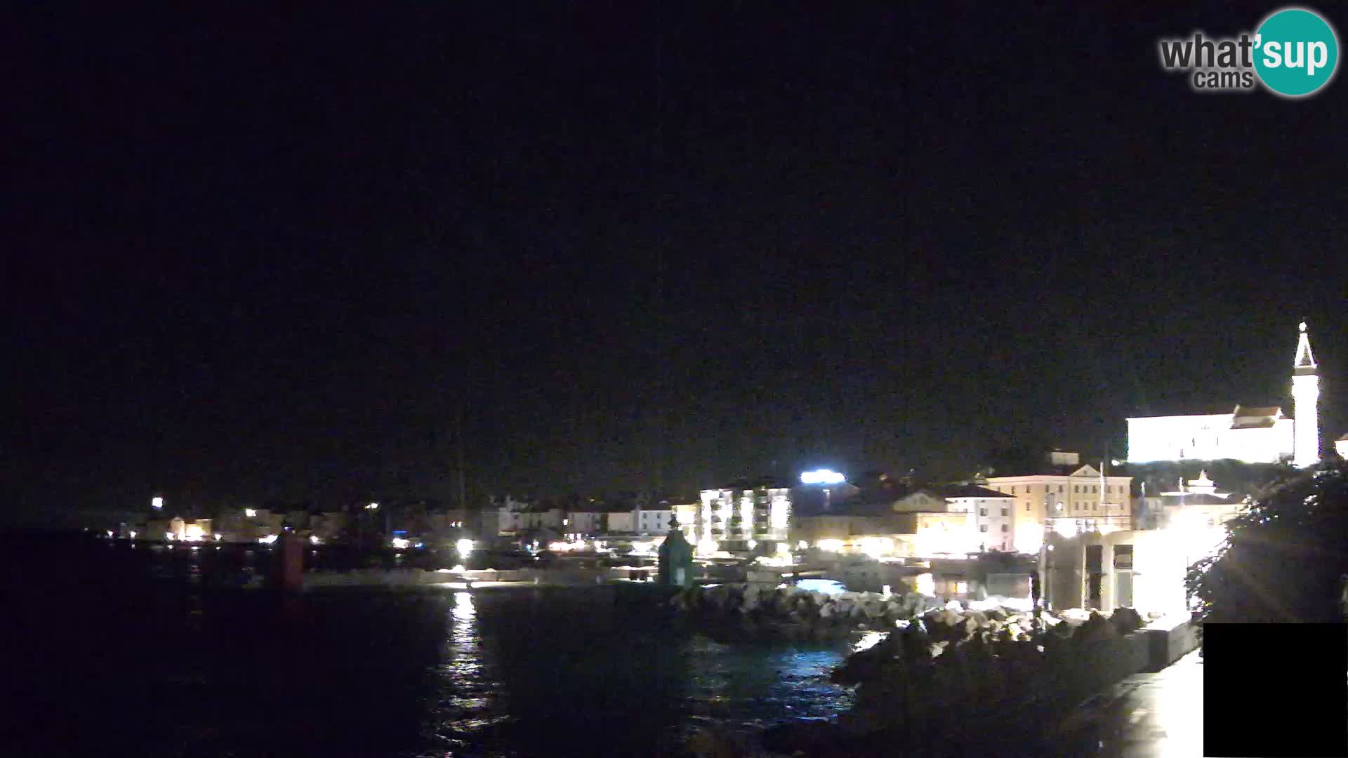 Pirano – vista verso la Punta e il “Mandrač”