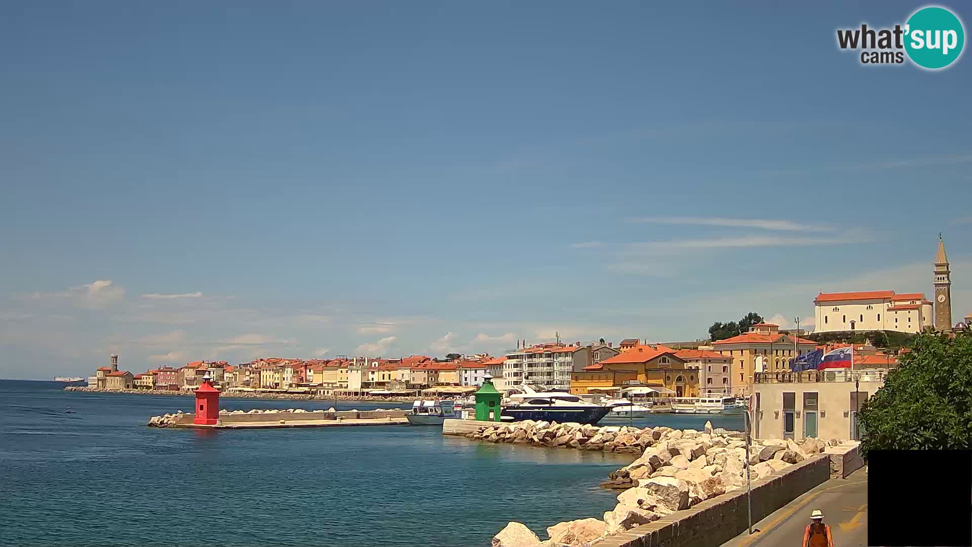 Pirano – vista verso la Punta e il “Mandrač”