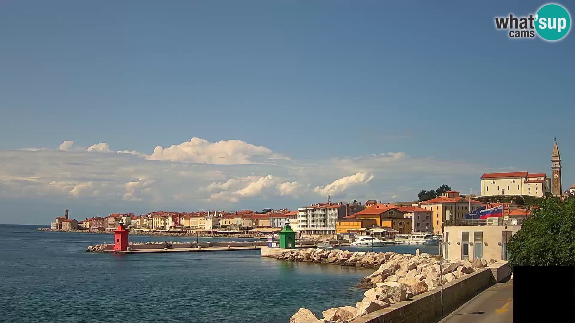 Piran – Pogled proti Punti in Mandraču