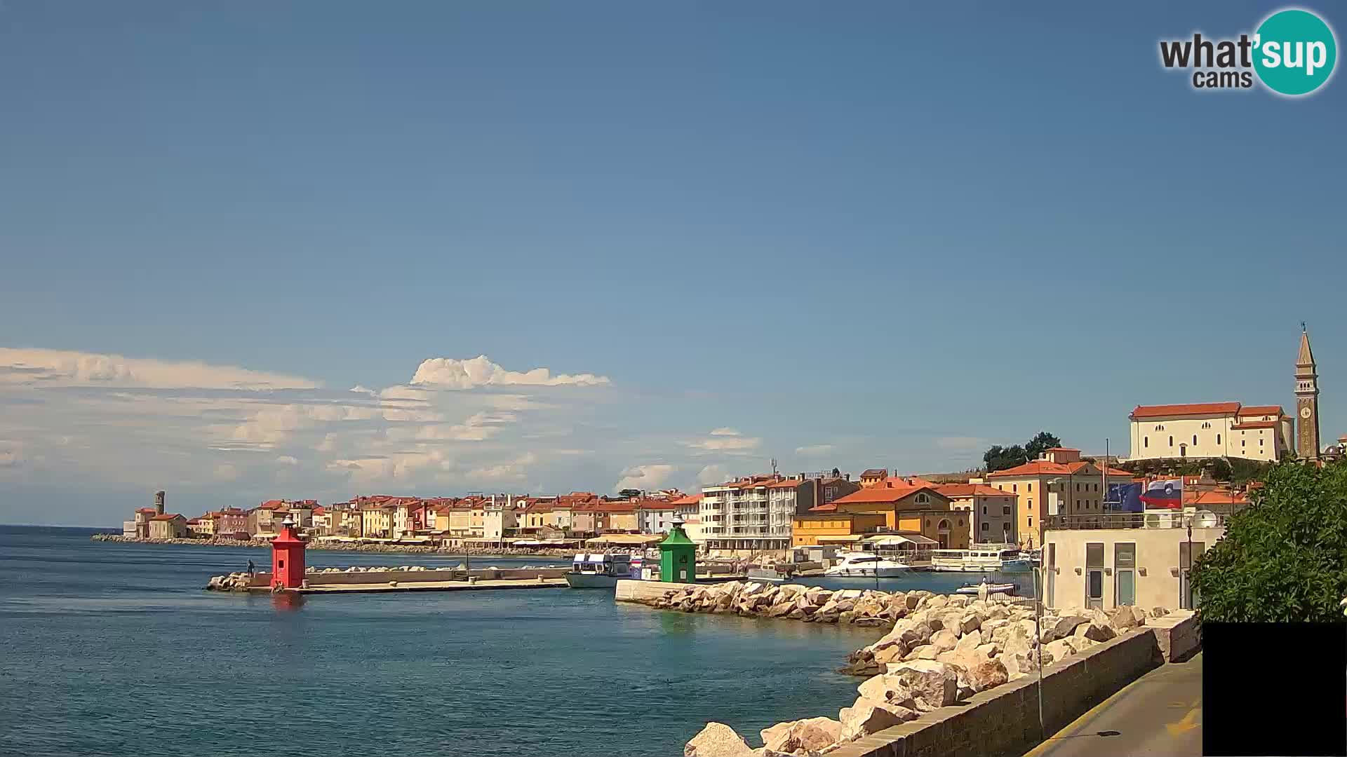 Piran – Pogled proti Punti in Mandraču