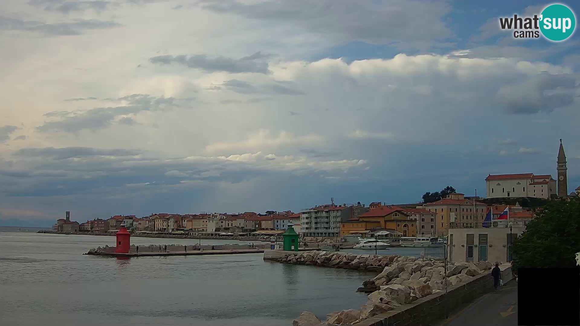 Piran – view to Punta and Mandrač