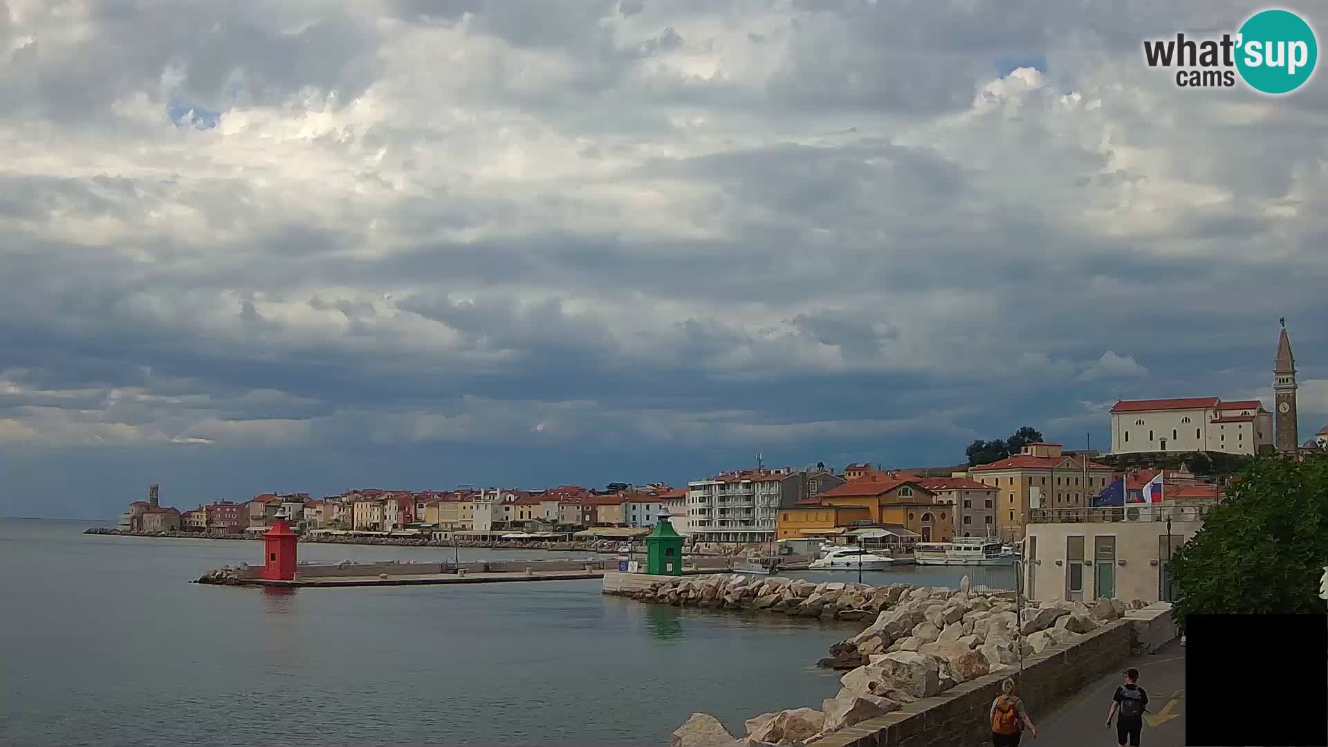 Piran – view to Punta and Mandrač