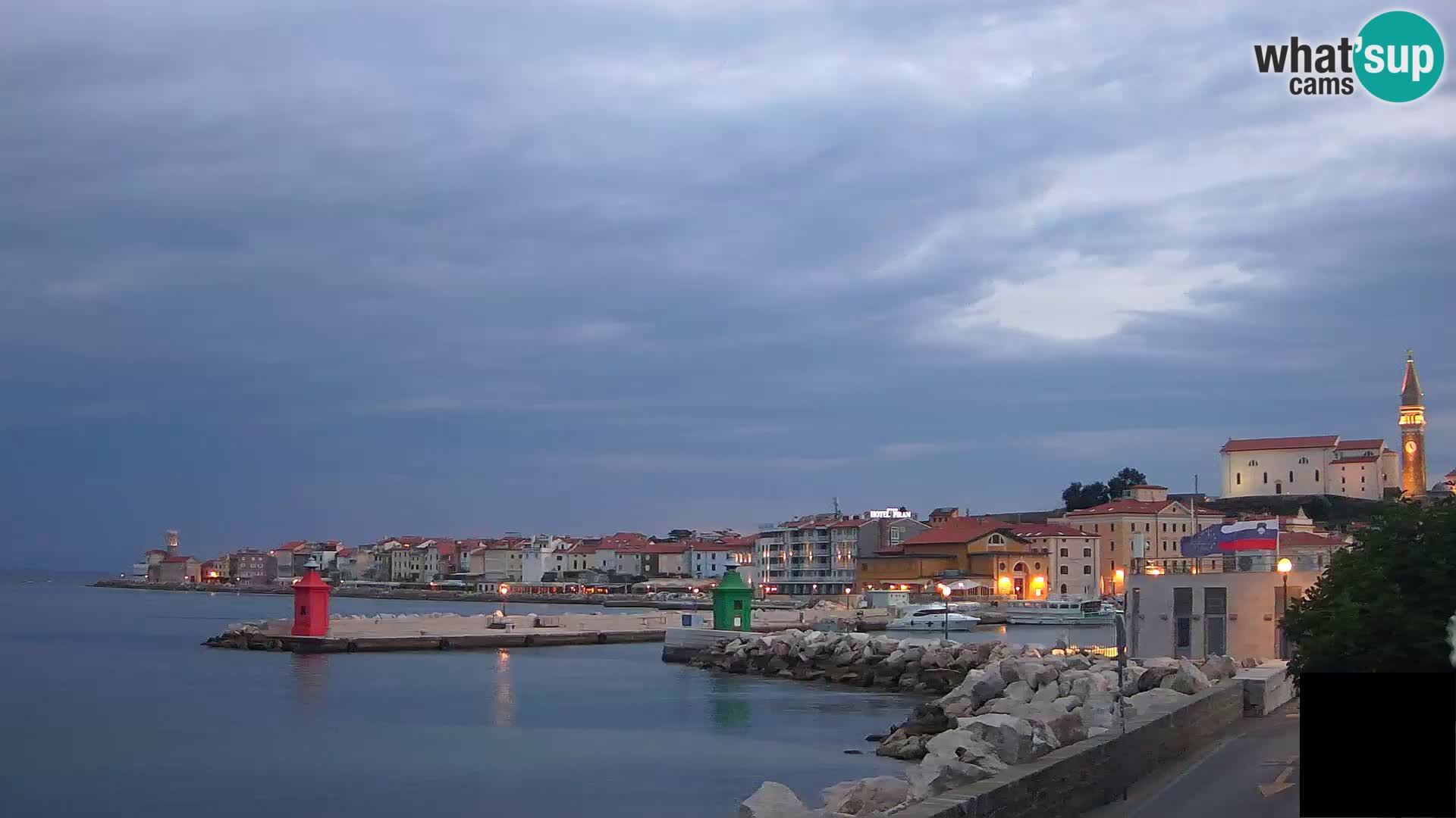 Piran – Pogled proti Punti in Mandraču