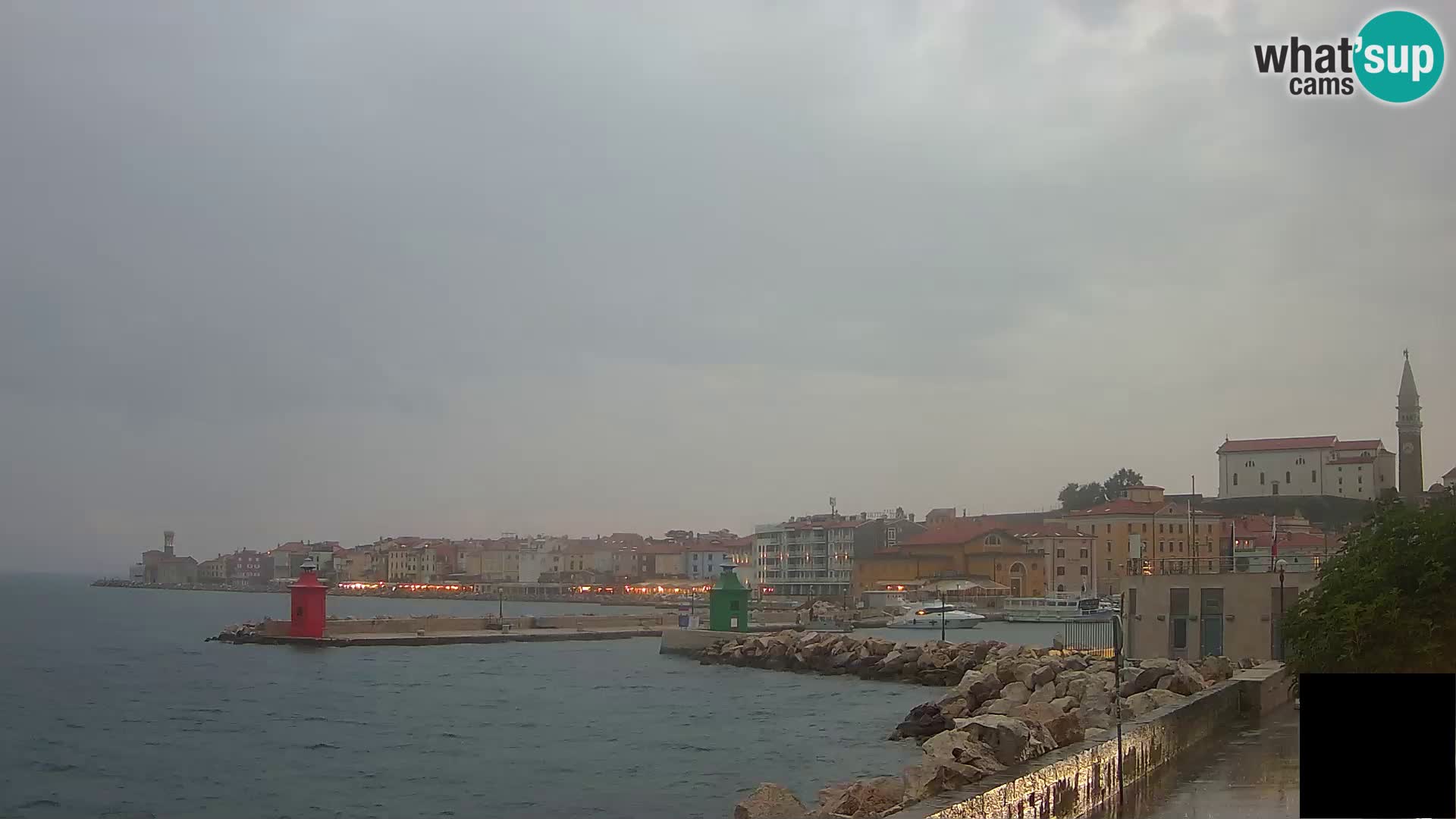 Piran – view to Punta and Mandrač