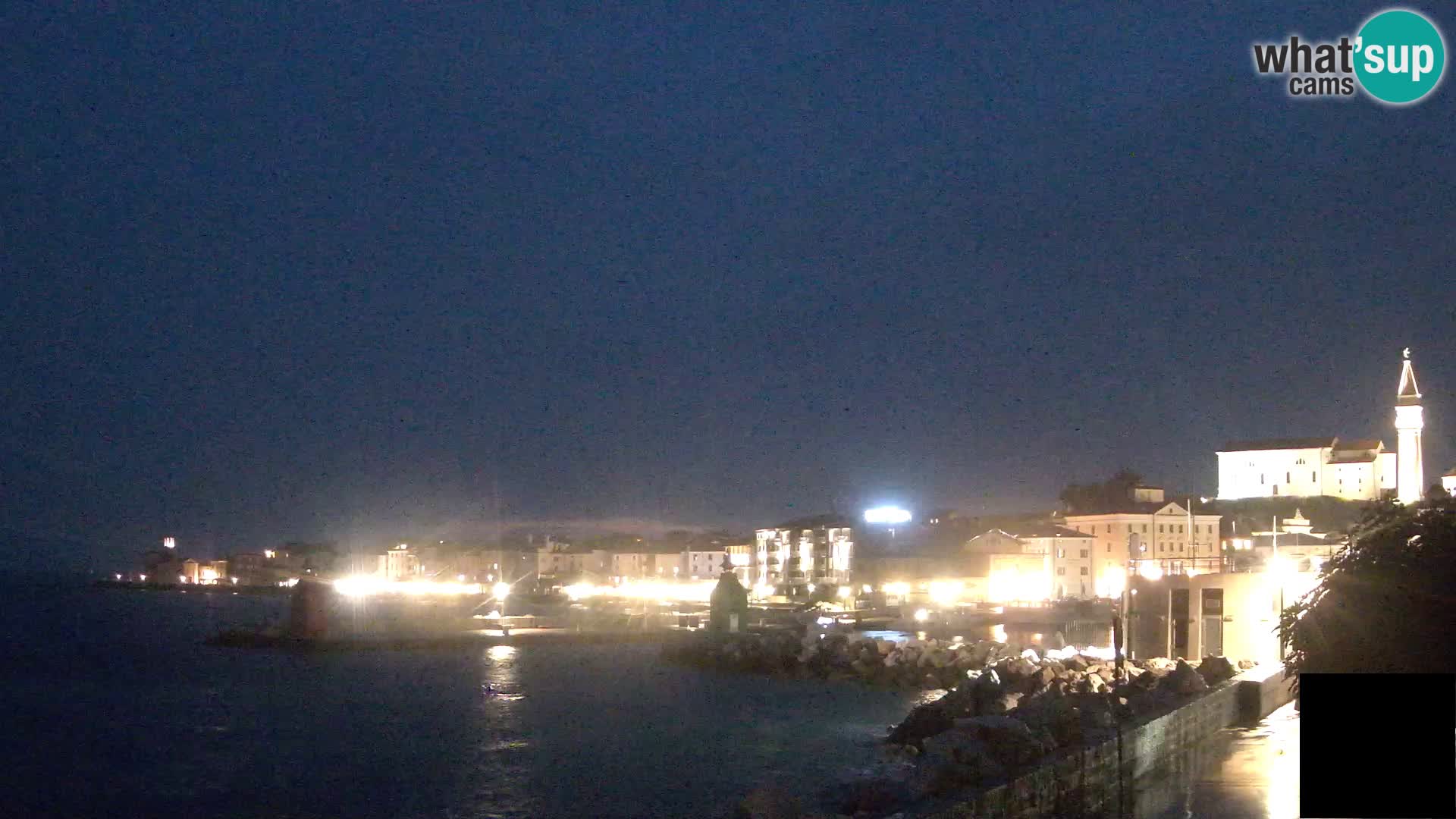 Piran – view to Punta and Mandrač