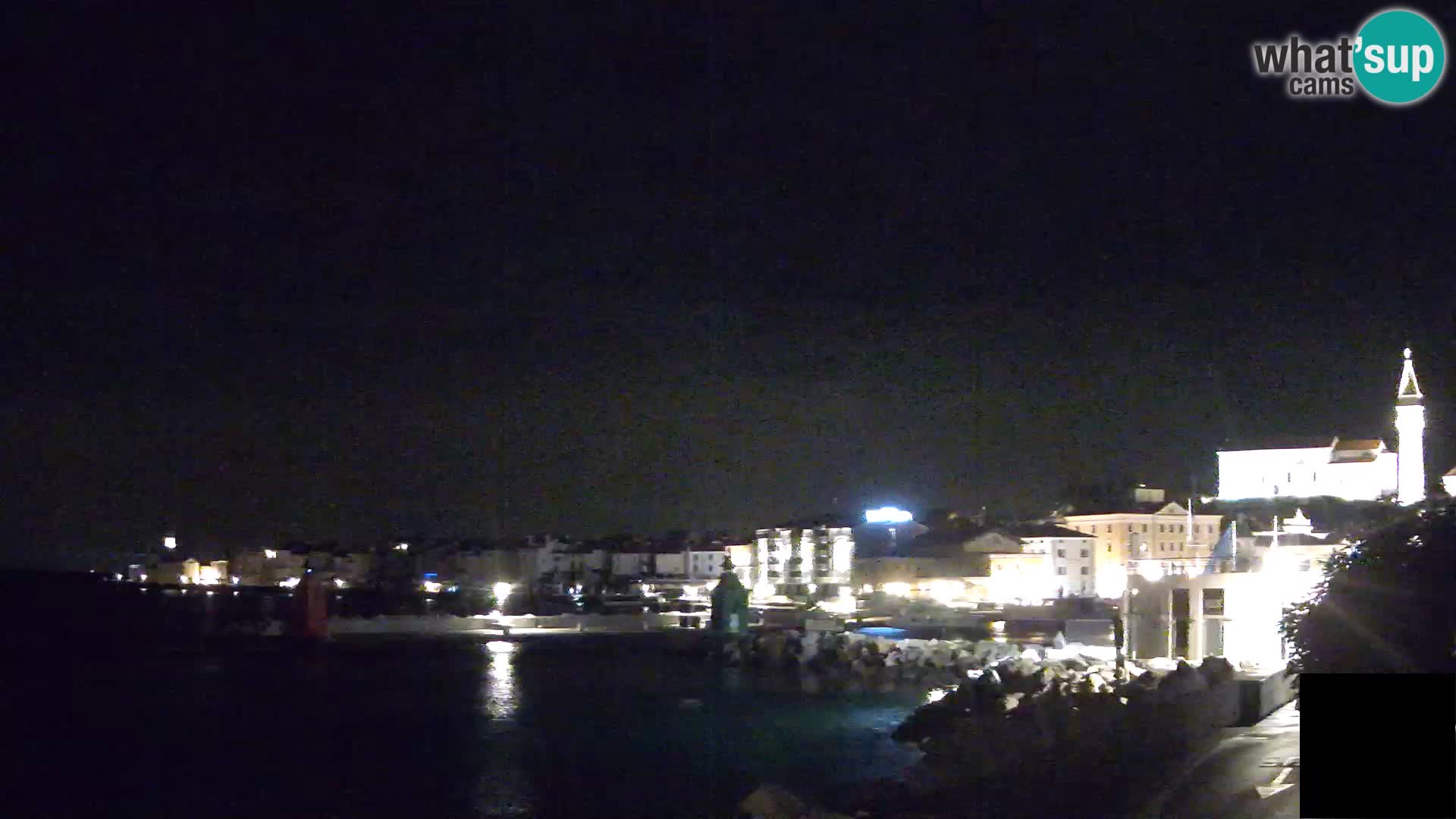 Piran – view to Punta and Mandrač
