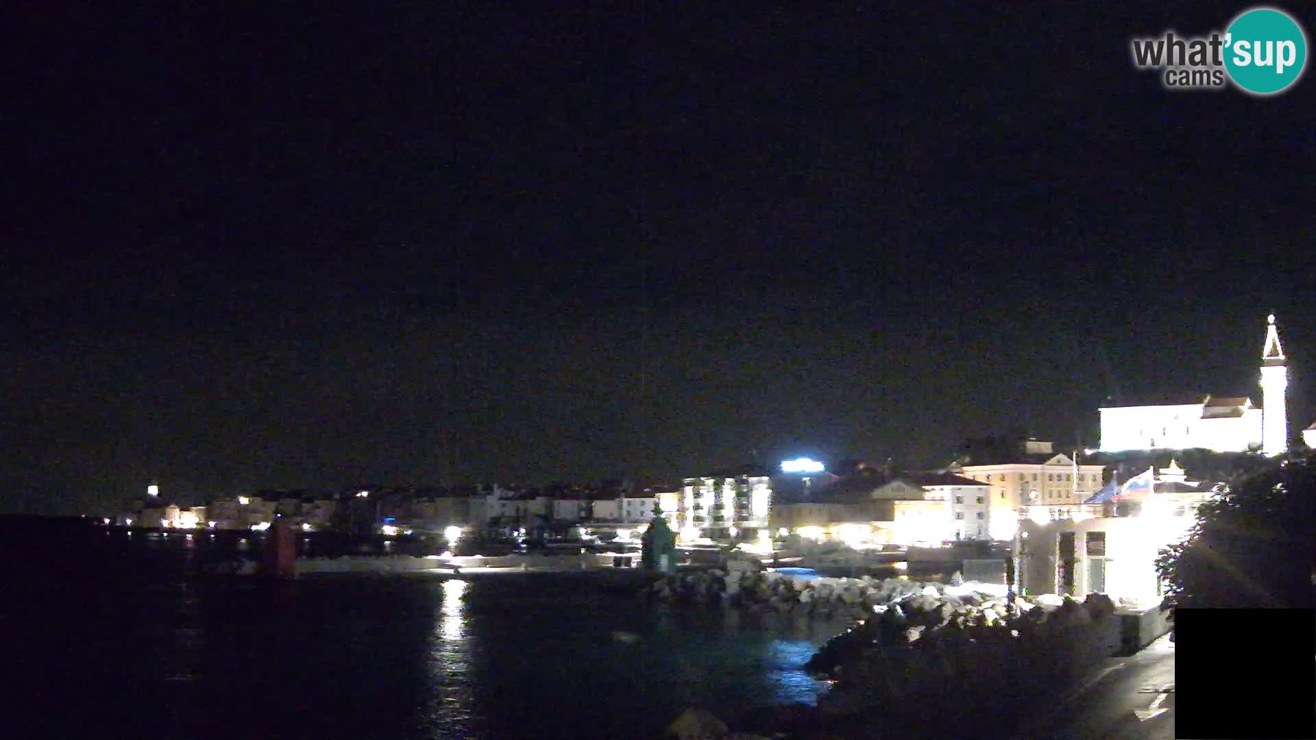 Piran – view to Punta and Mandrač