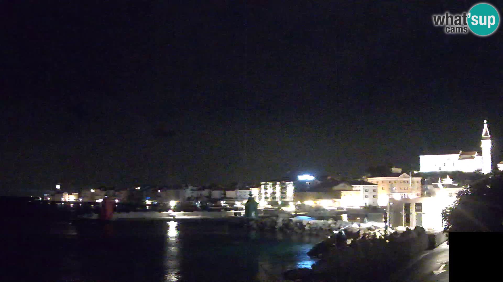 Piran – view to Punta and Mandrač