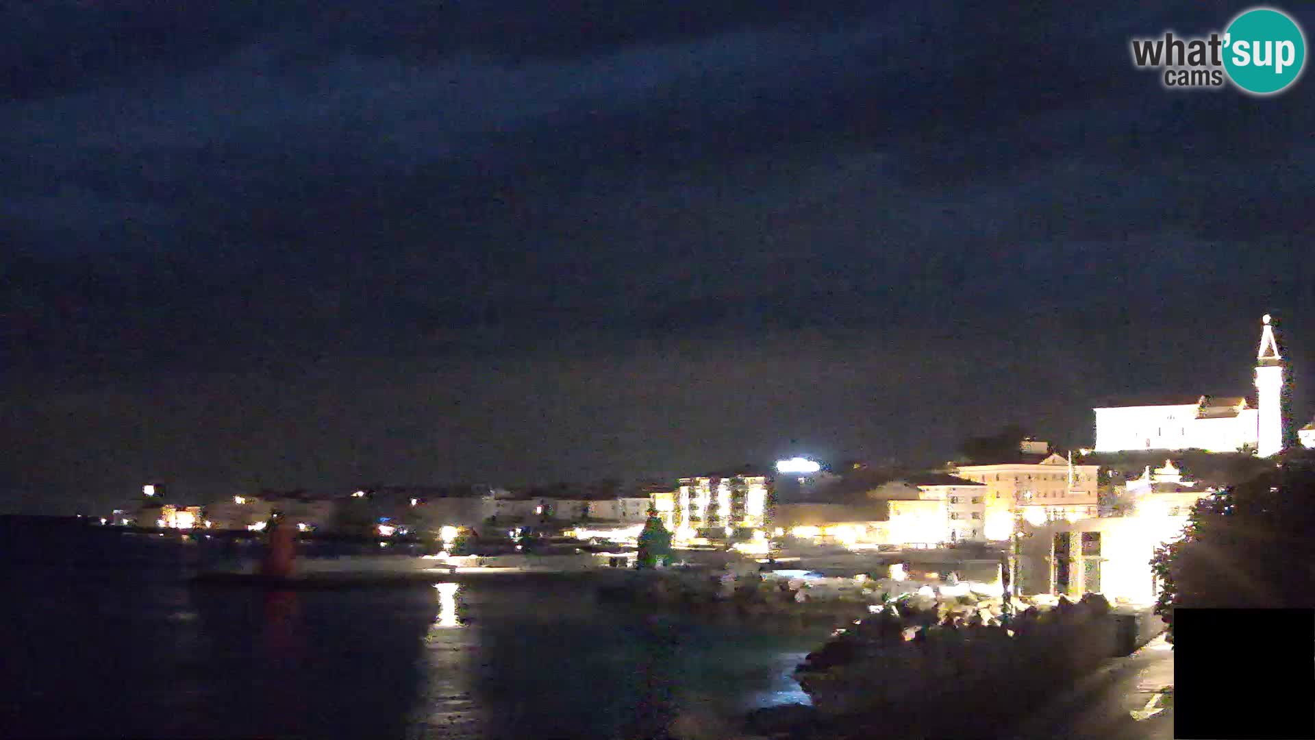 Piran – view to Punta and Mandrač