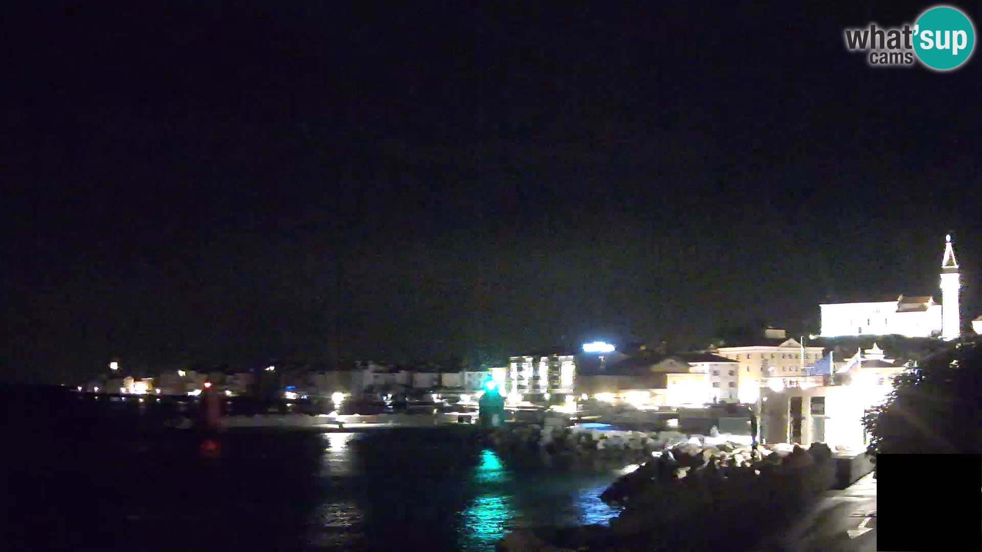 Piran – view to Punta and Mandrač