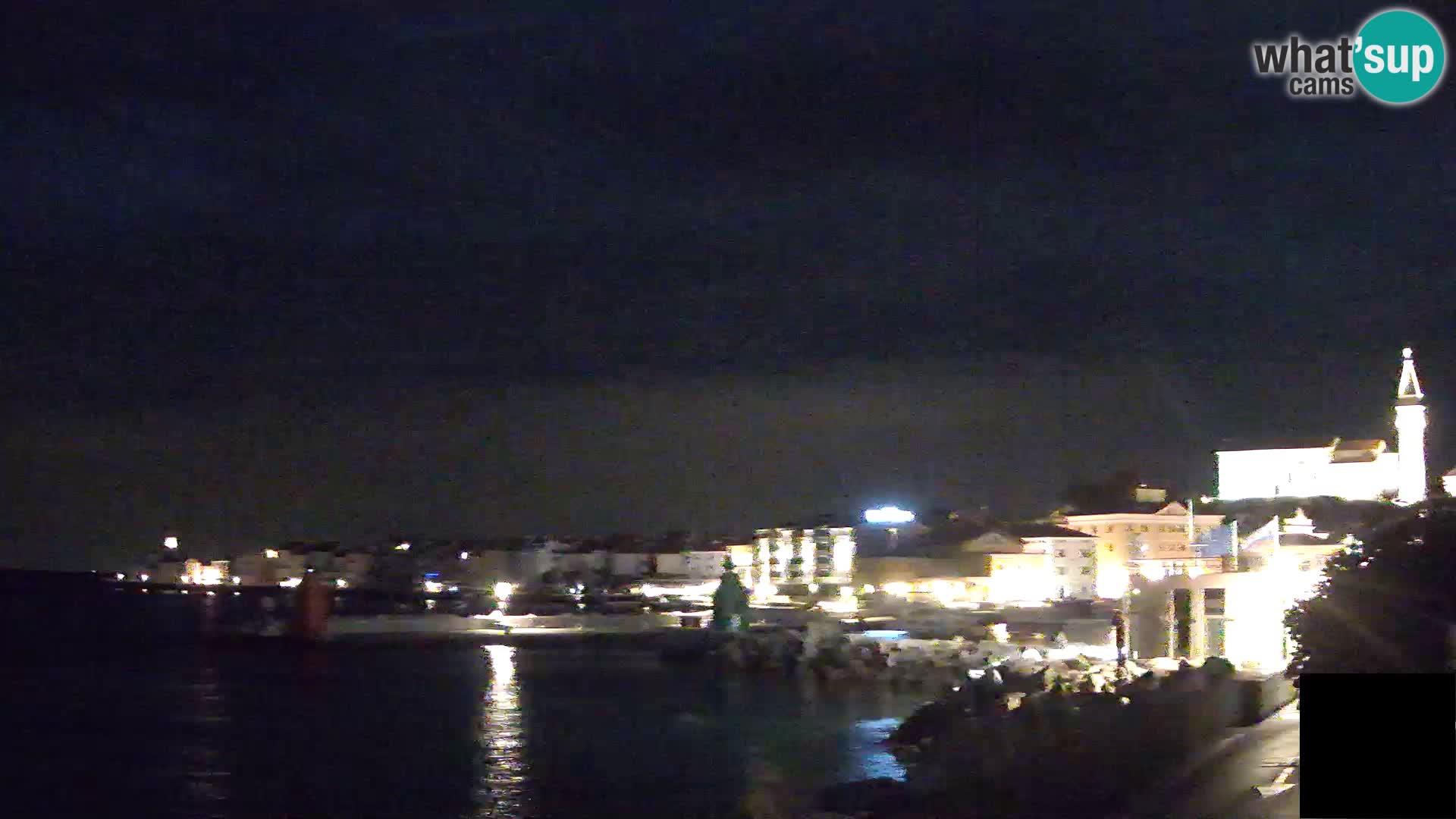 Piran – view to Punta and Mandrač