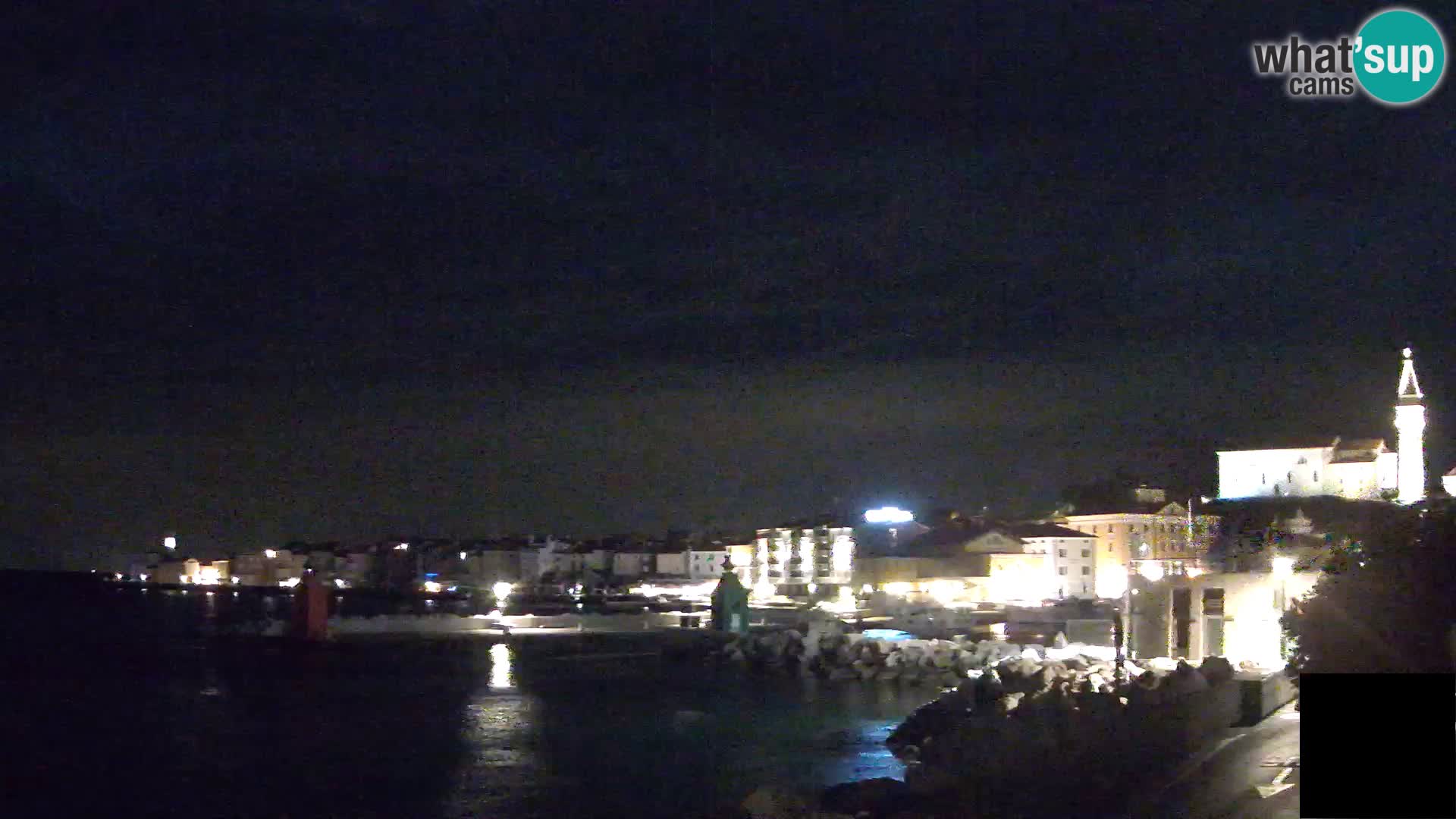 Piran – view to Punta and Mandrač