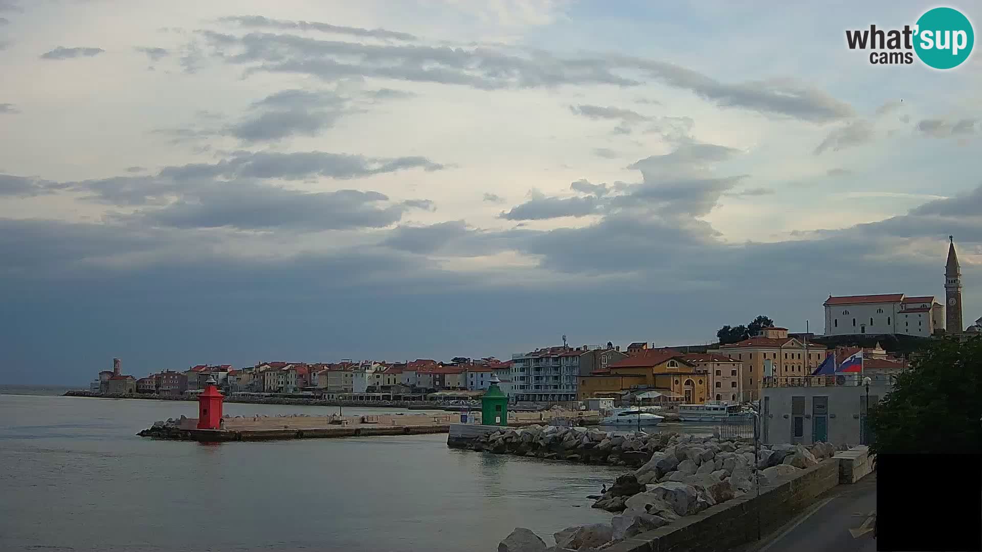 Piran – view to Punta and Mandrač