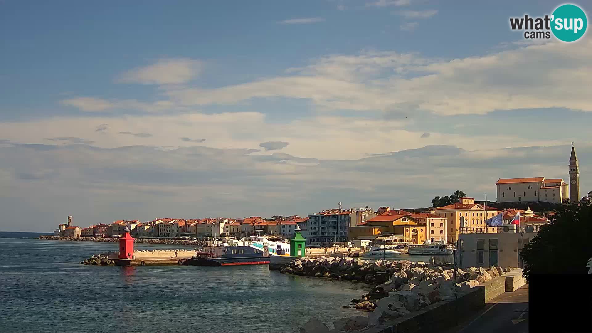 Piran – Pogled proti Punti in Mandraču