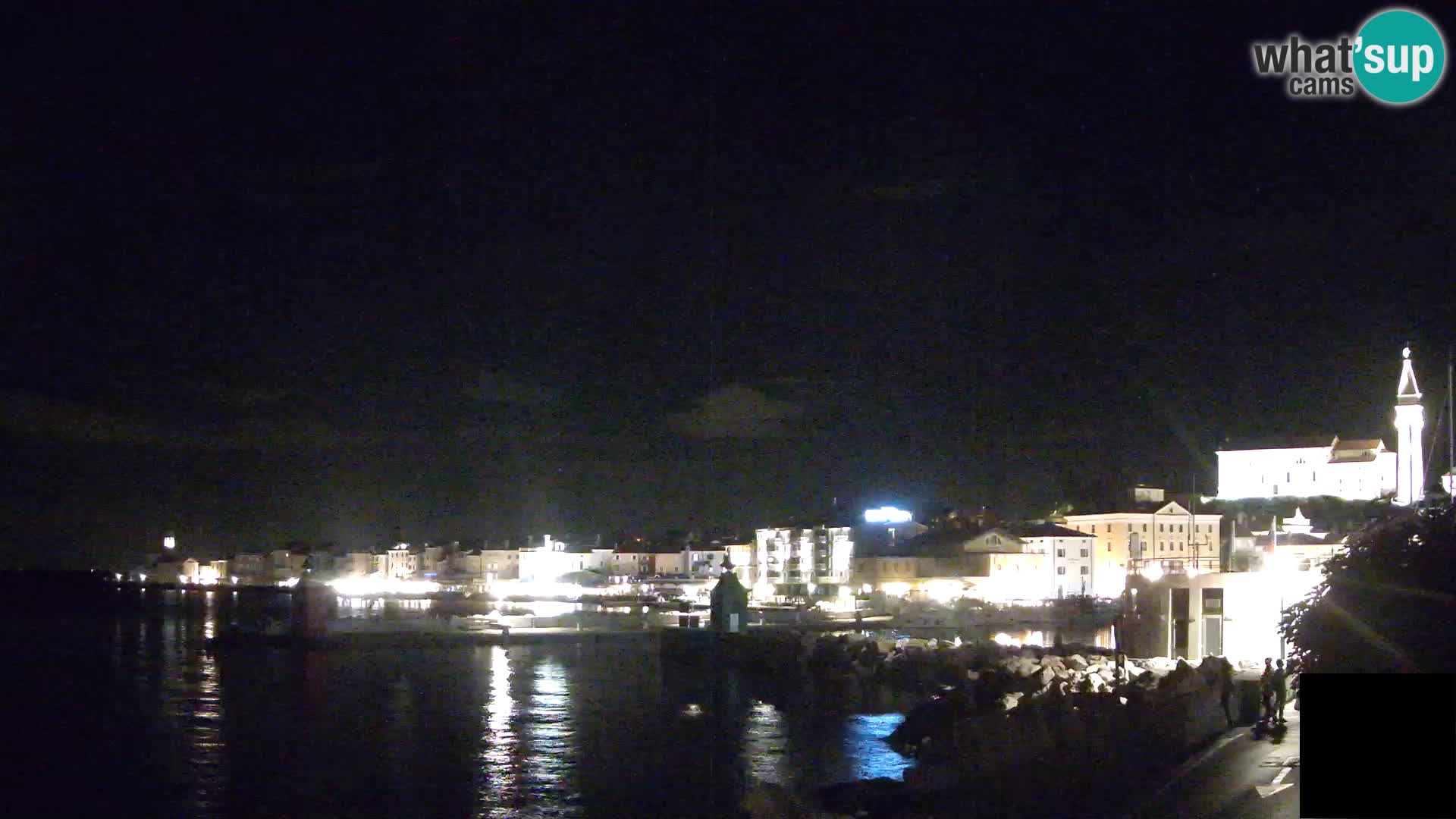 Piran – view to Punta and Mandrač