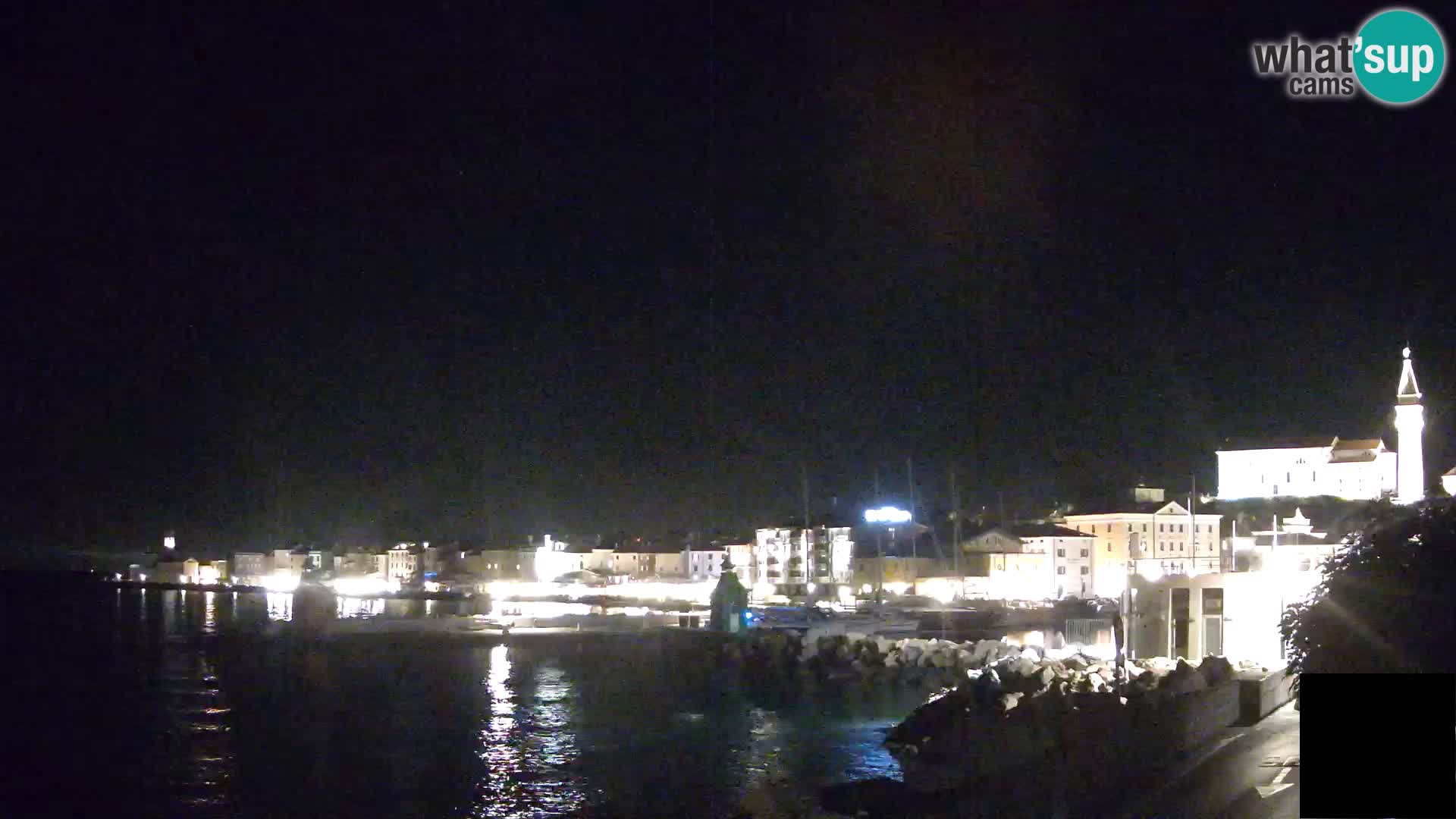 Piran – view to Punta and Mandrač