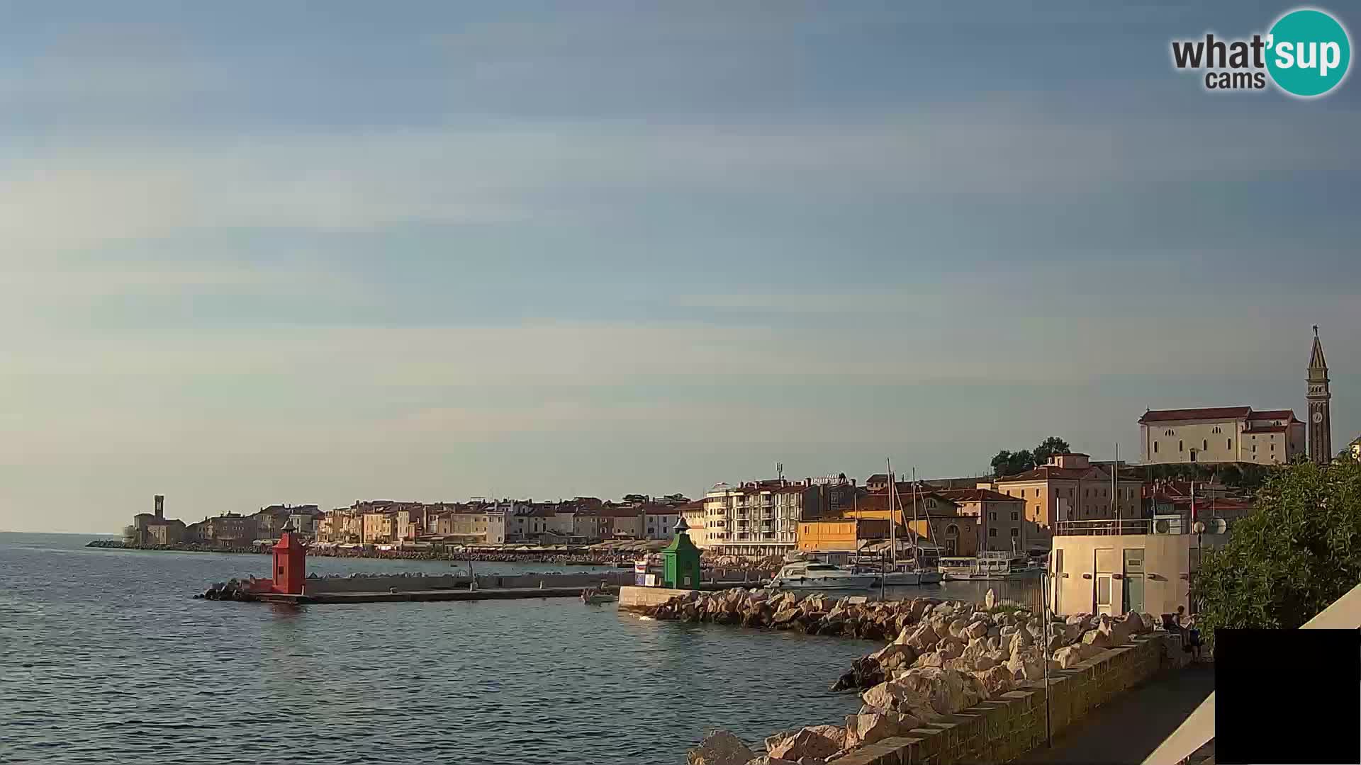 Pirano – vista verso la Punta e il “Mandrač”