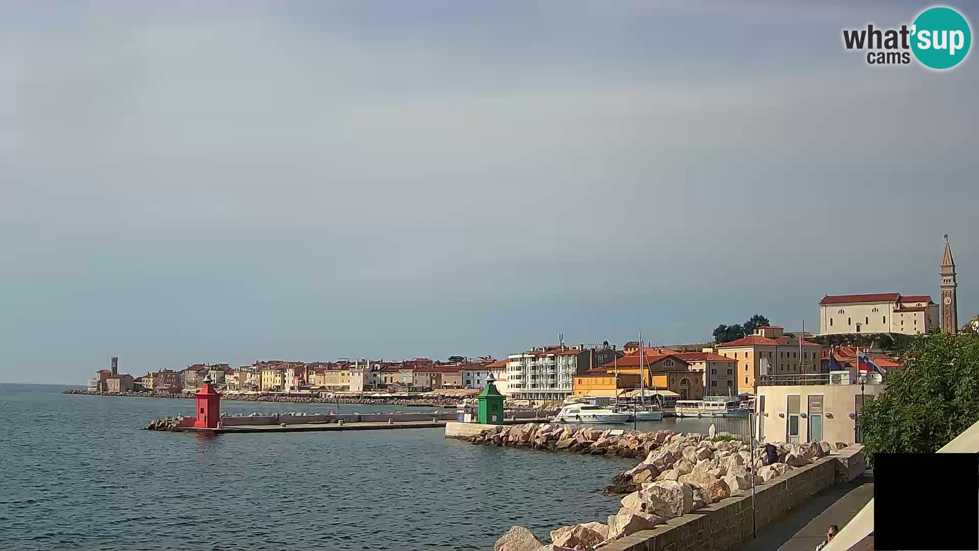 Piran – view to Punta and Mandrač