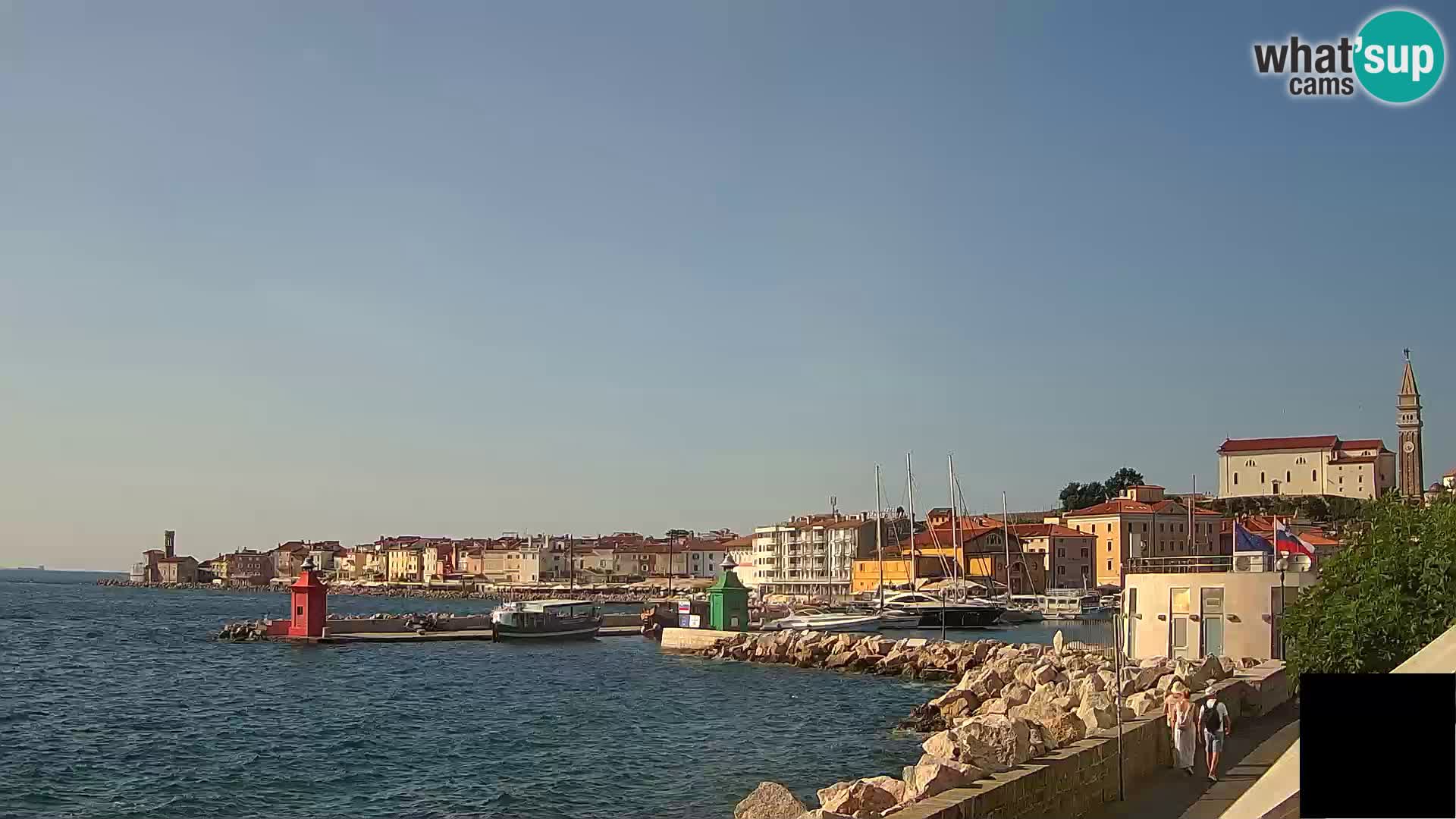 Piran – view to Punta and Mandrač