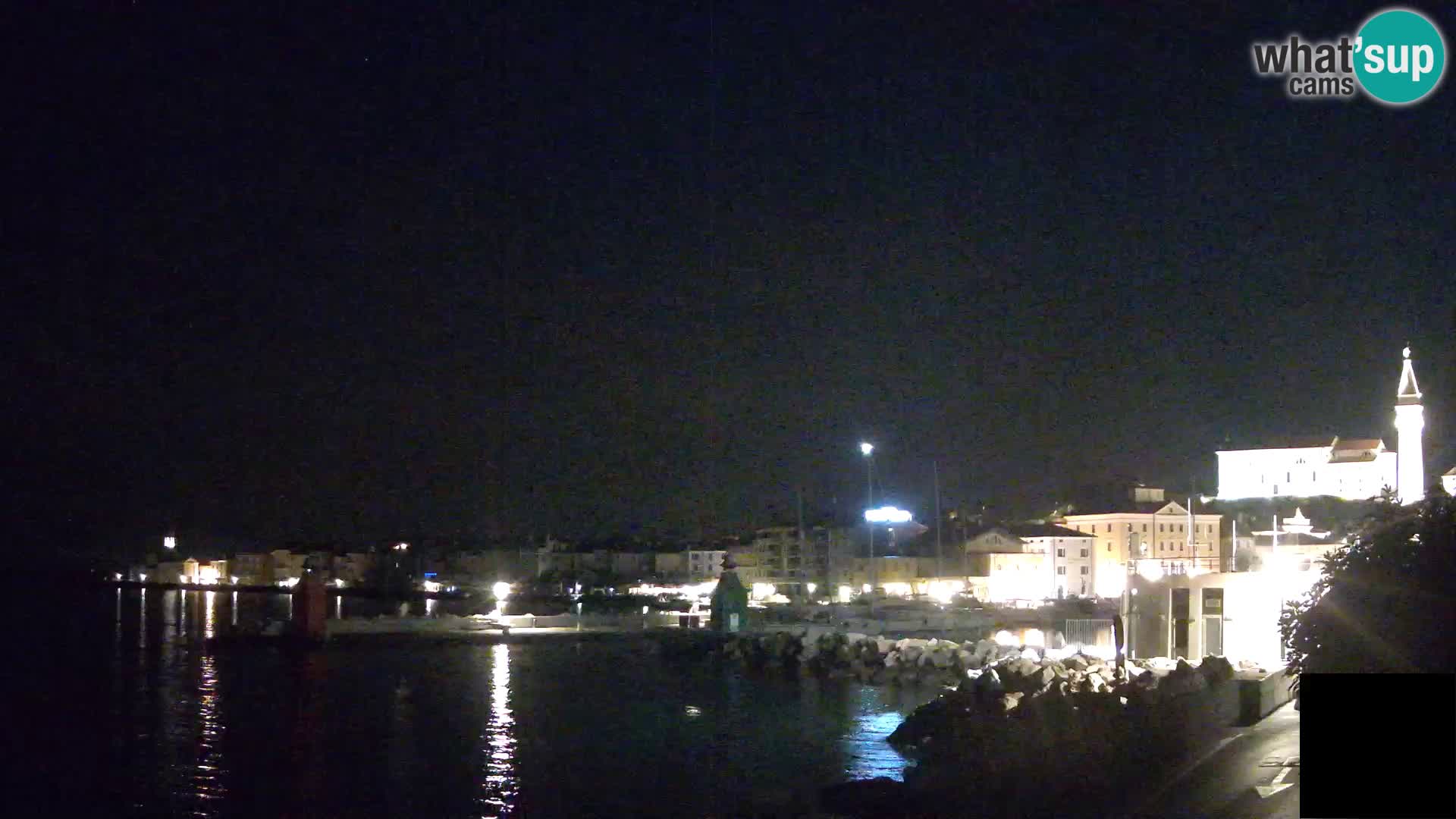 Pirano – vista verso la Punta e il “Mandrač”