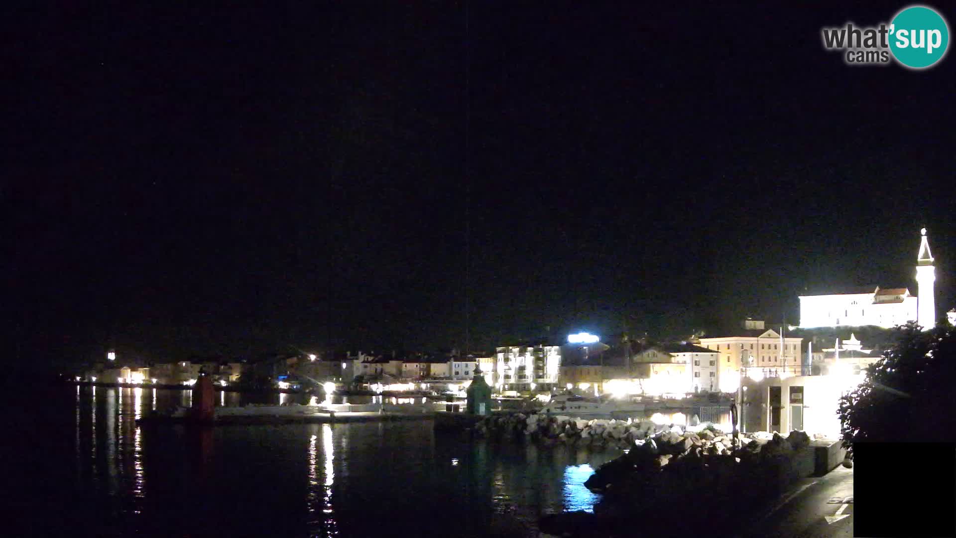 Pirano – vista verso la Punta e il “Mandrač”